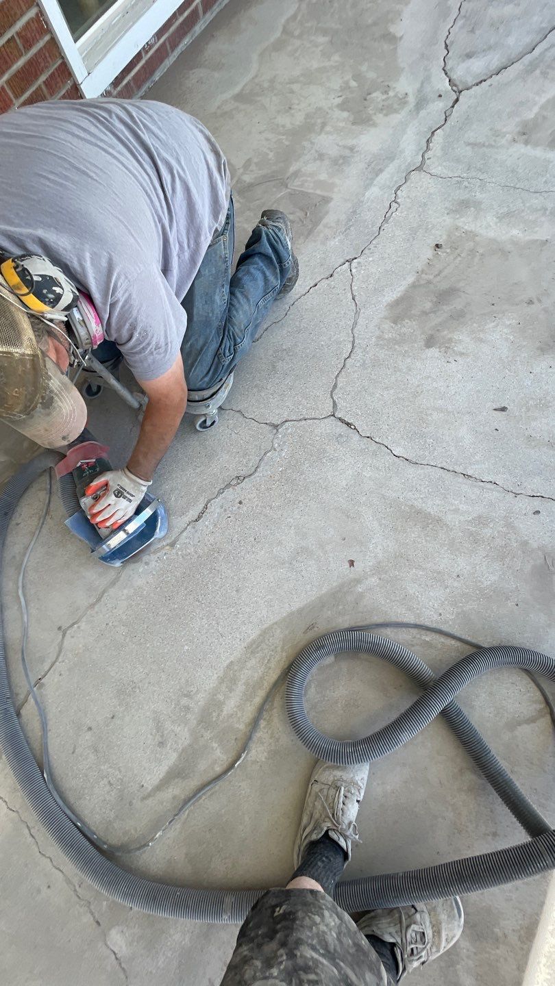 Patio Transformation using Echo 1/4" Chip by Croc Coatings, LLC