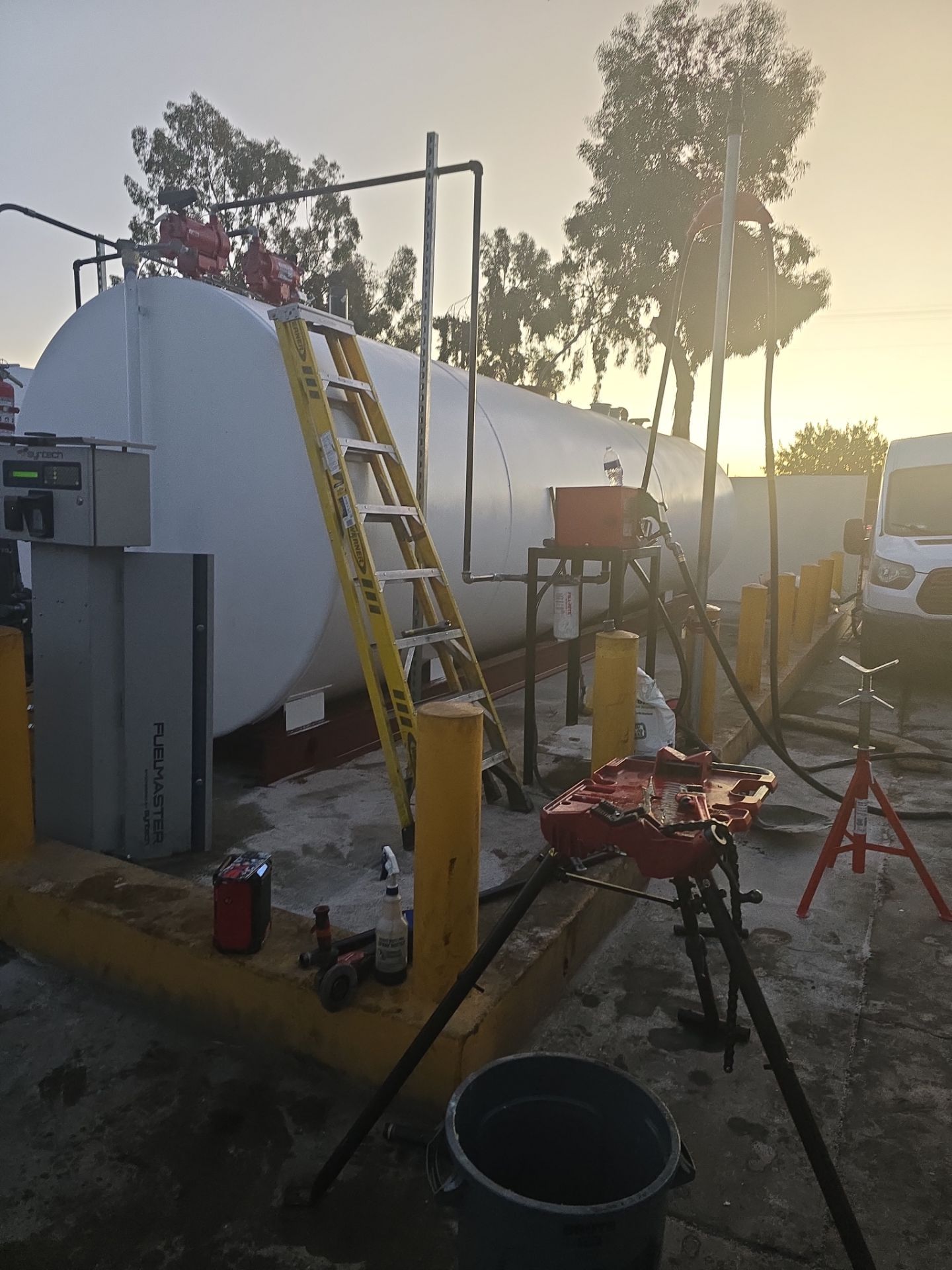 Outdoor Water Tank Installation & Piping Setup by Us Plumbing 