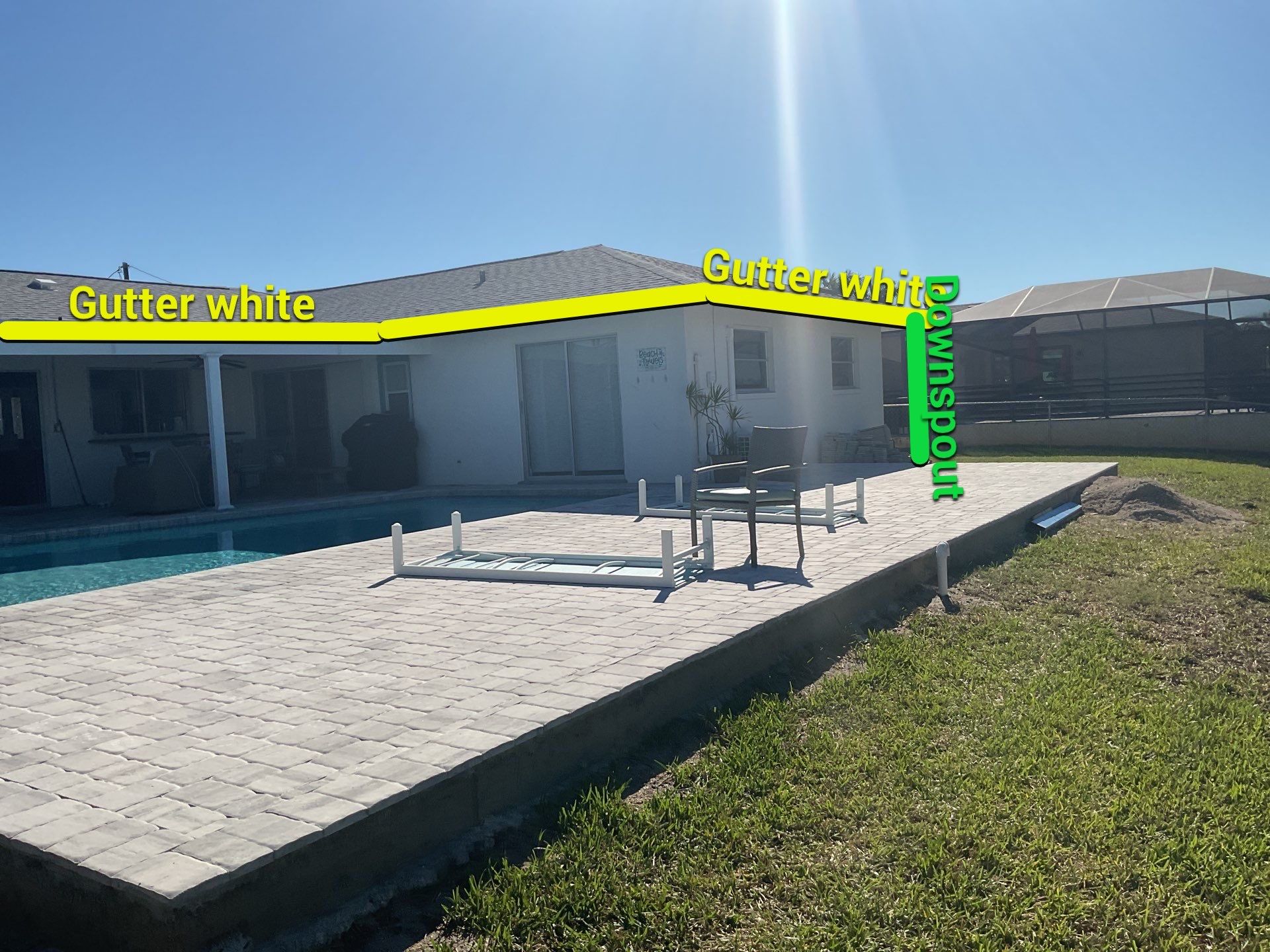 6-Inch K-Style Gutters Installed in Cape Coral FL by Gutter Professors