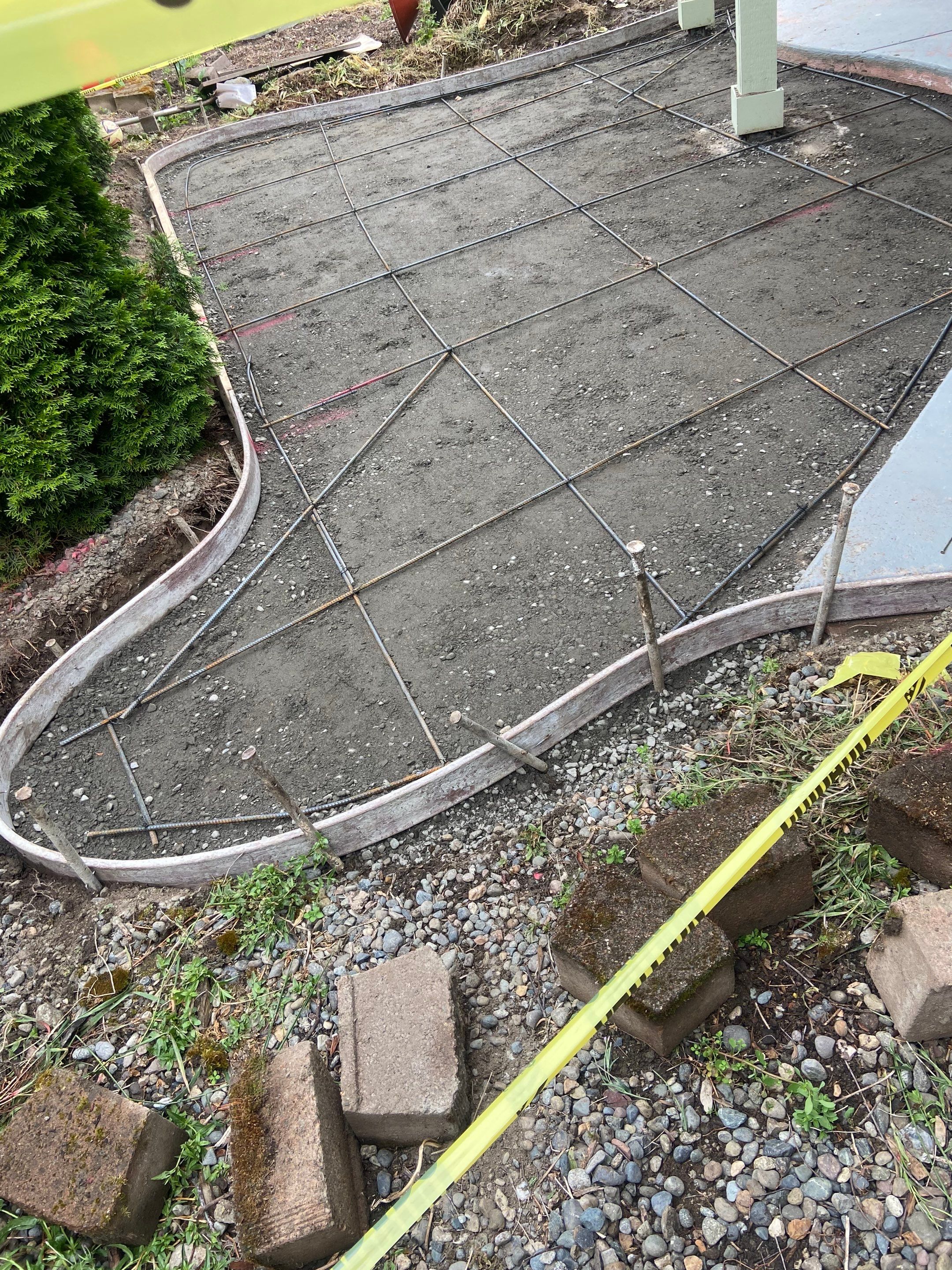 Ashley | Concrete Back Patio by Jireh Asphalt & Concrete Inc 