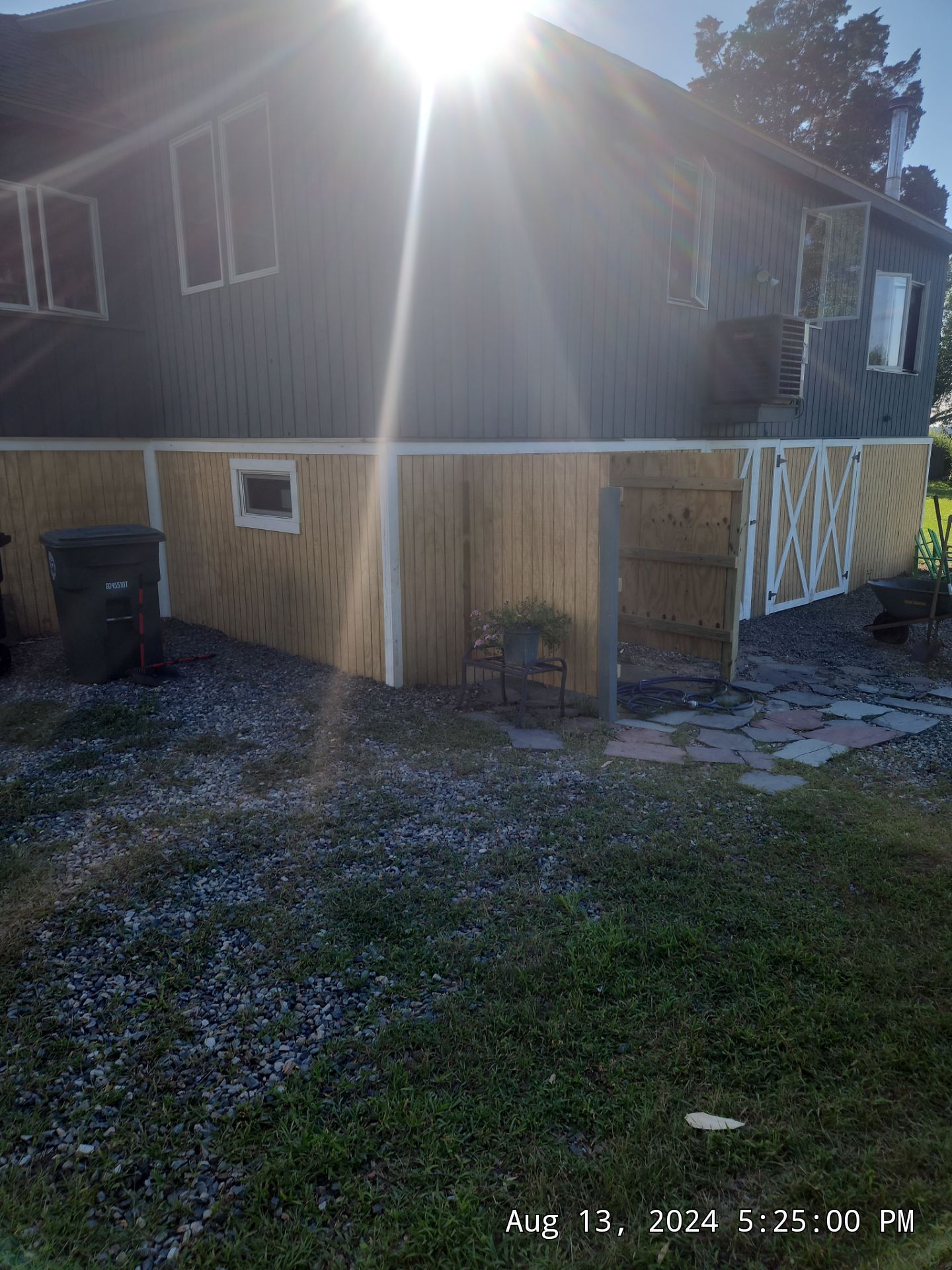 Siding Repair using New wood siding using T1-11 by A Plus Exterior