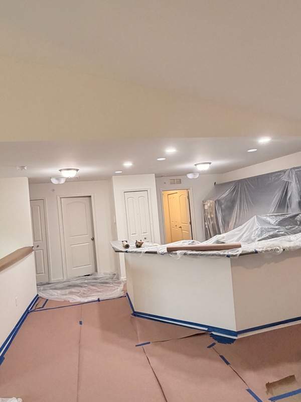 Comprehensive Interior Painting and Drywall Repair in Chesterfield Home by Top Shelf Painter