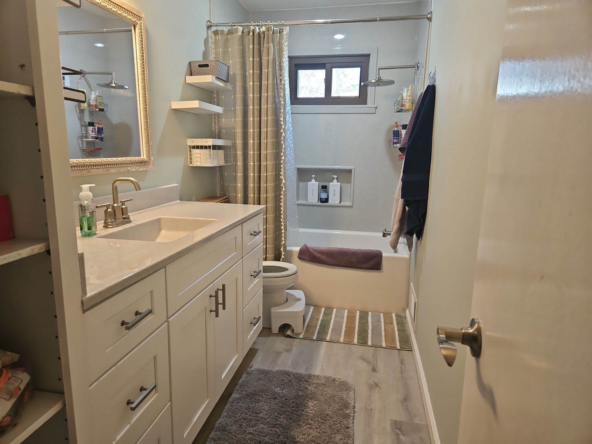 Bathroom Remodel using Onyx by The Shower Company