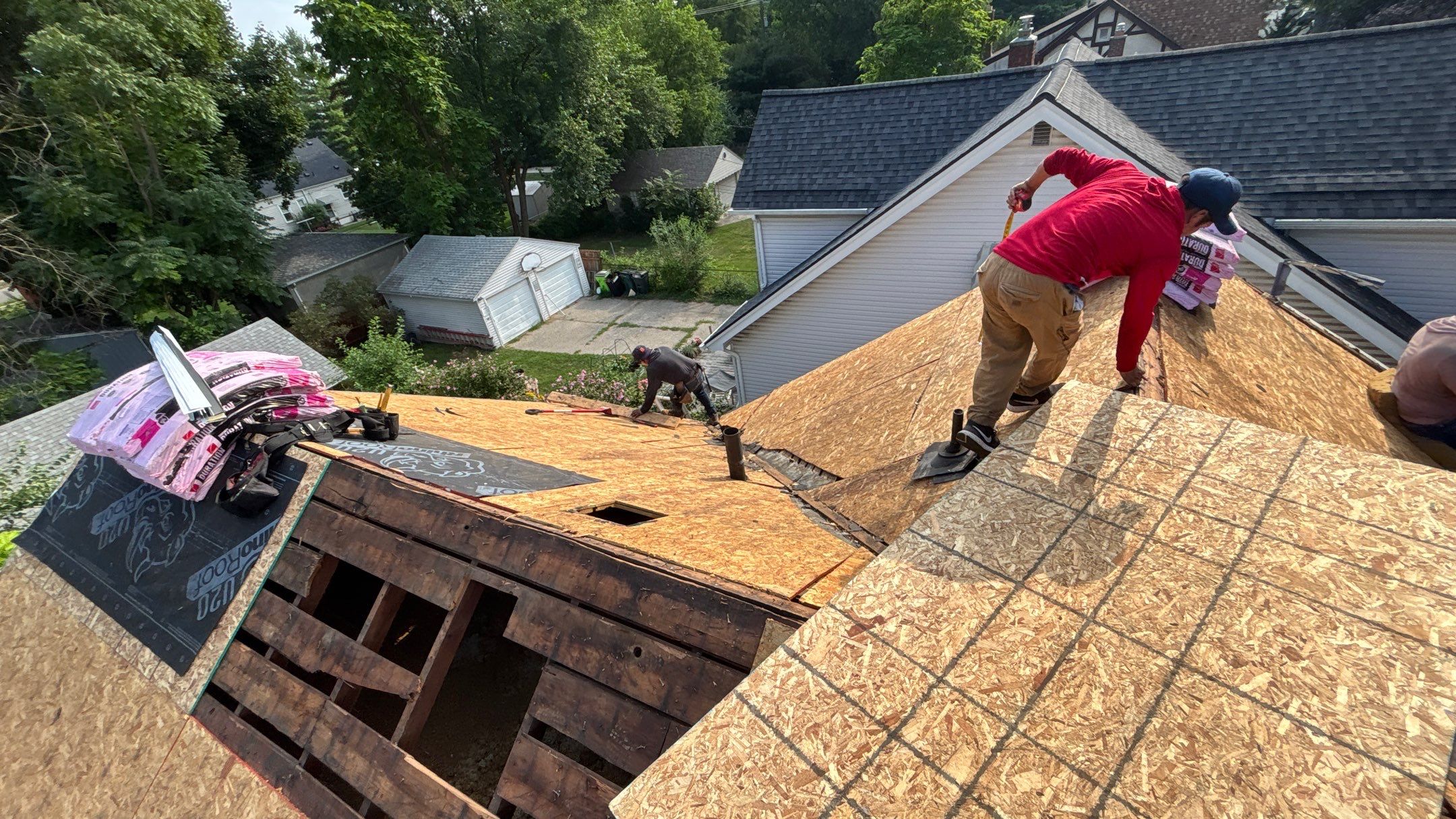 Roof Replacement using Owens Corning Driftwood by 180 Contractors