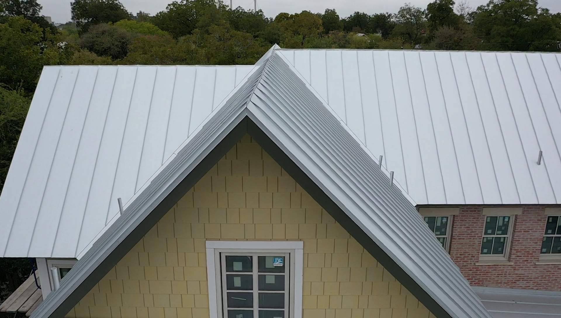 Residential Metal Roof Installation using McElroy Metal by Premier Roofing and Contracting