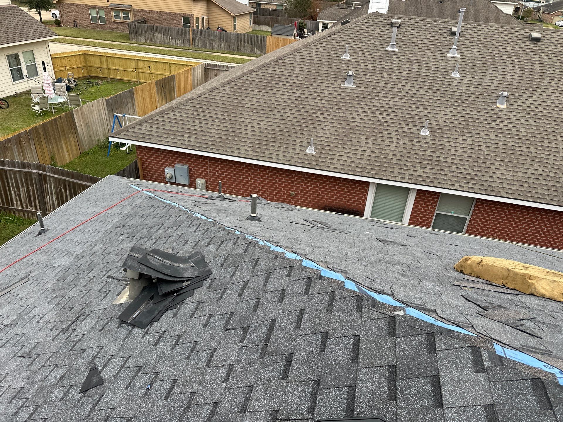 Project in Houston by Motion Roofing