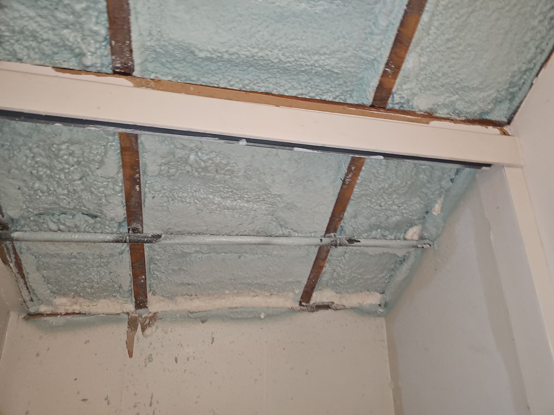 Attic Insulation using open cell spray foam by NYS Foam & Energy