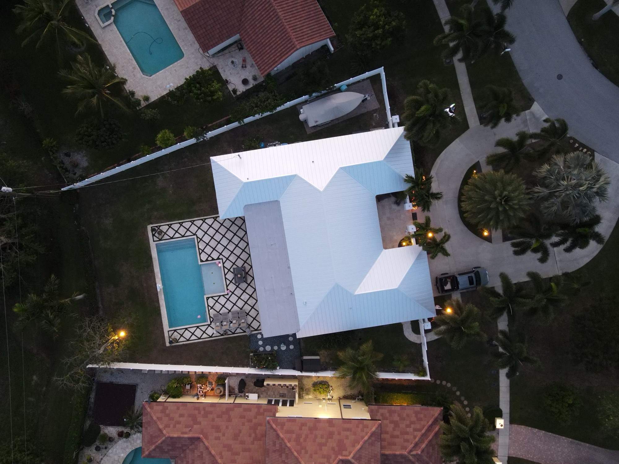 Residential Roofing Installation using 1" Nail strip metal roof by BLUES BROTHERS CONSTRUCTION CORP