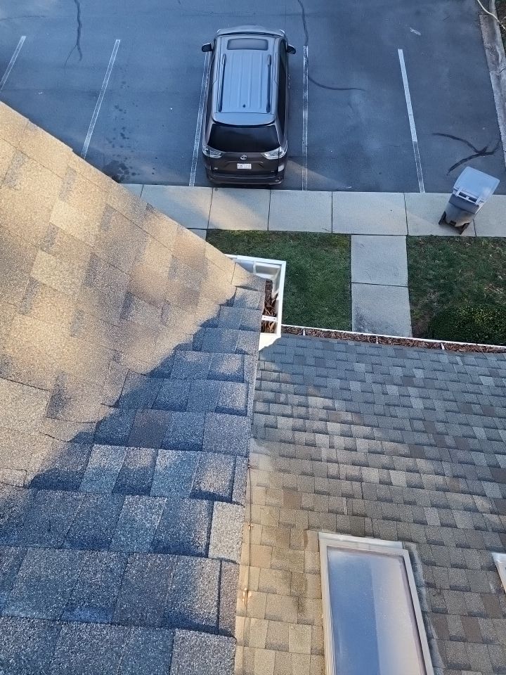 Gutter Cleaning using water by Power Wash Masters LLC