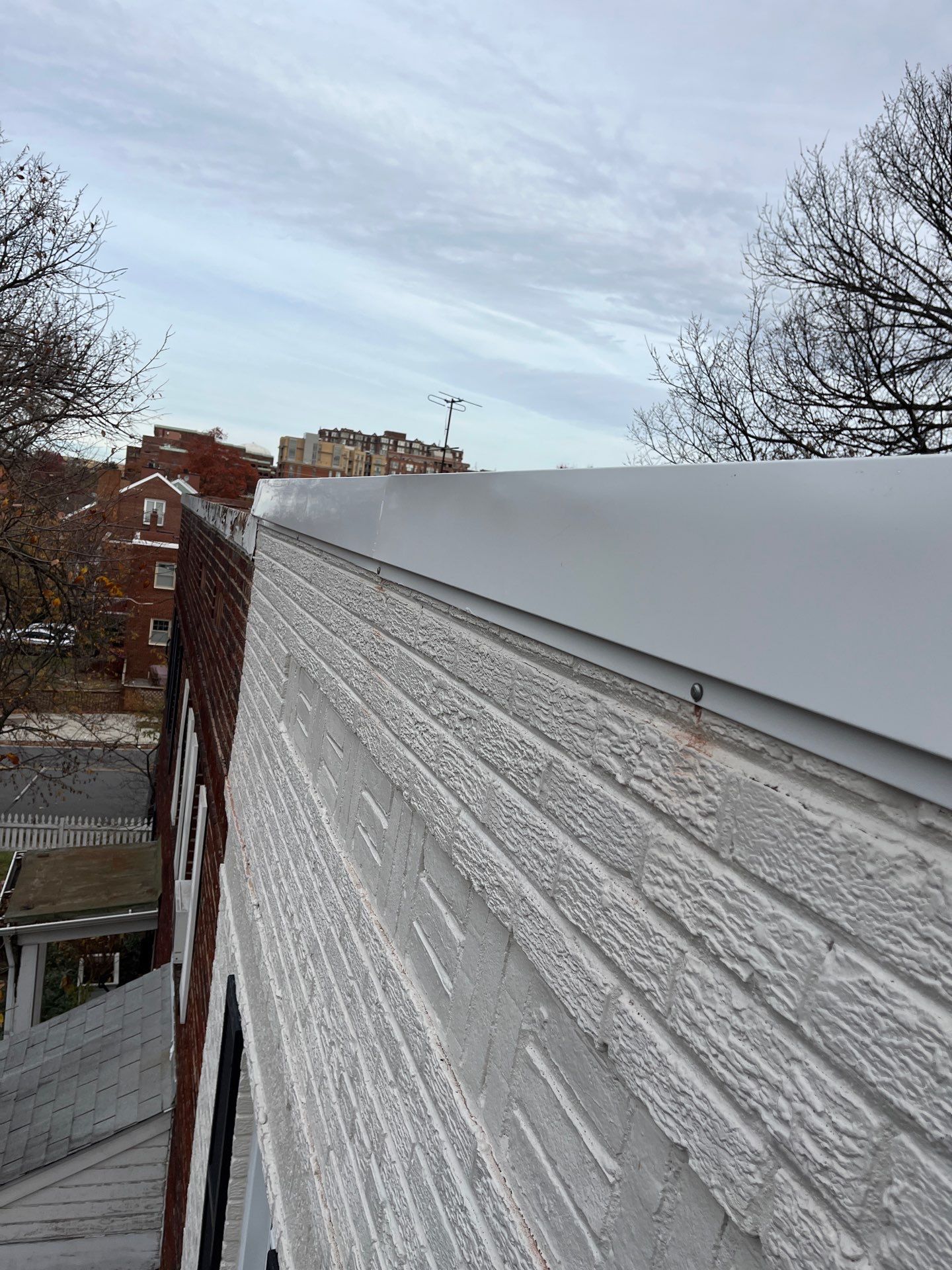 Alexandria: Residential Flat Roof Replacement with Mule Hide TPO Membrane by RM Banning, Inc.