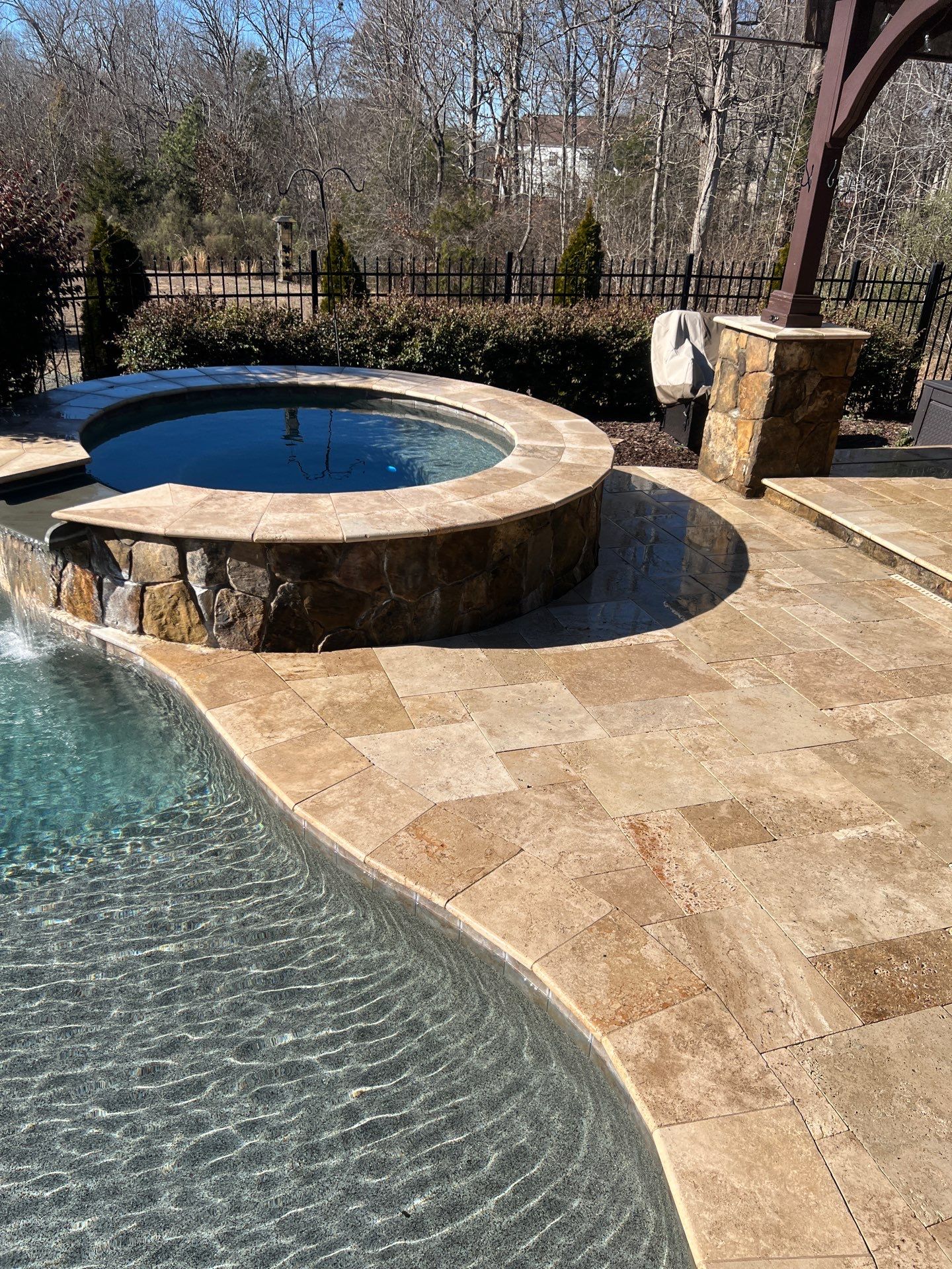 Travertine  using Concrete Sealant by DuraSeal