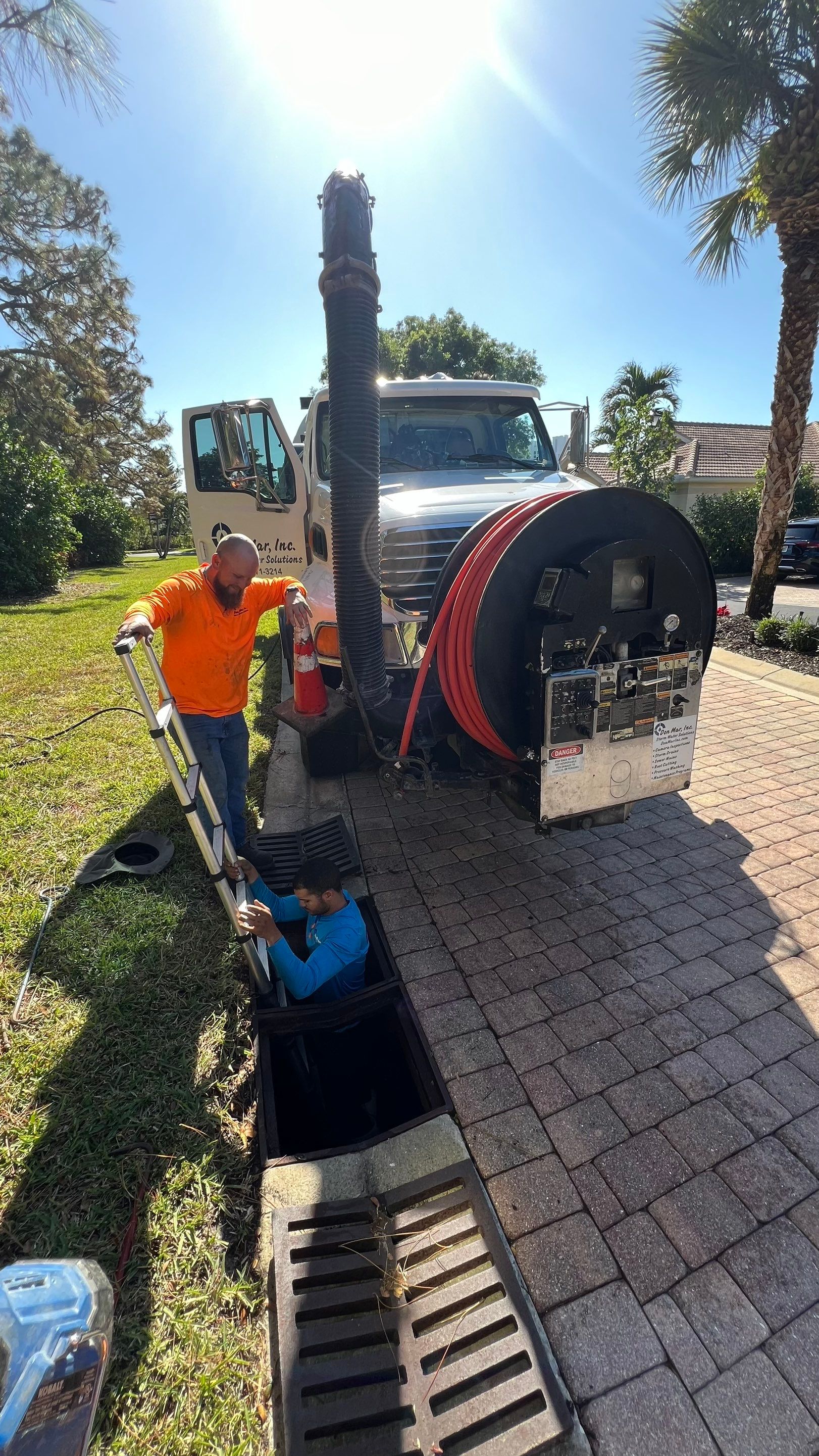 North Naples Neighborhood Catch Basin Cleaning by Don Mar, Inc. Storm Water Solutions