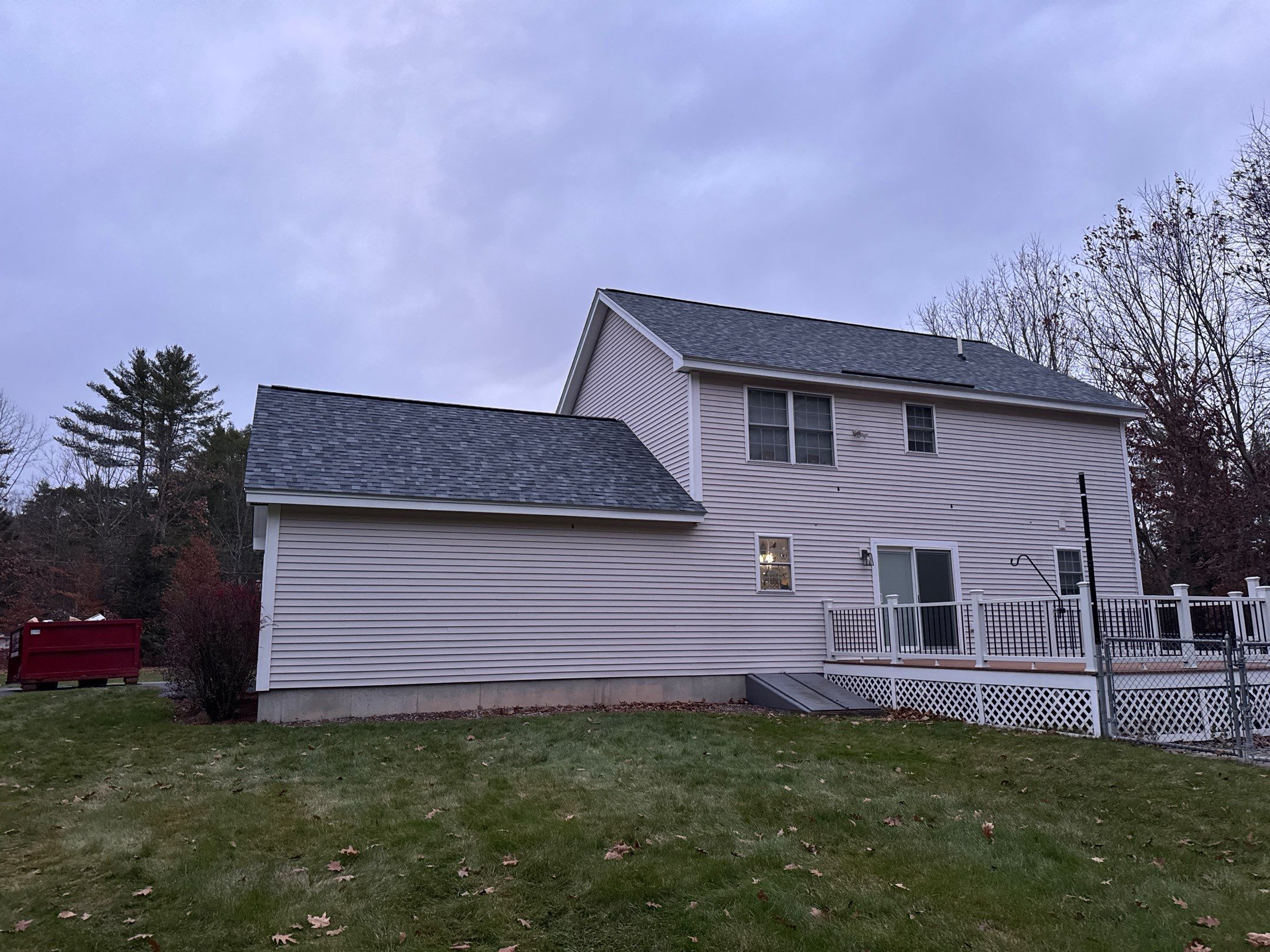 New Boston, NH Roof Replacement – Slatestone Gray Owens Corning Duration Shingles by Compass exteriors