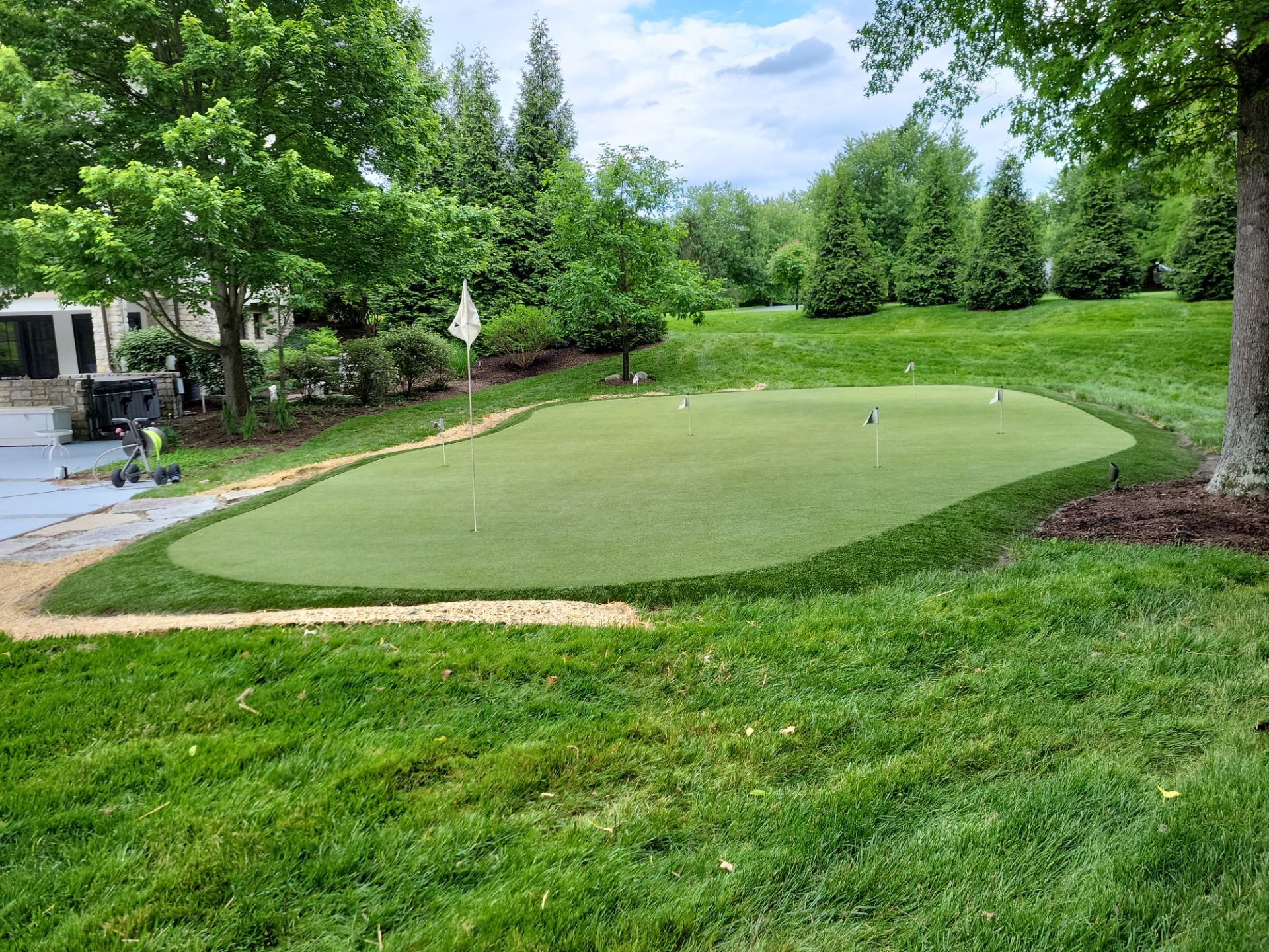 Residential Putting Green Maintenance (2010 Green Installation) by Southwest Greens Midwest