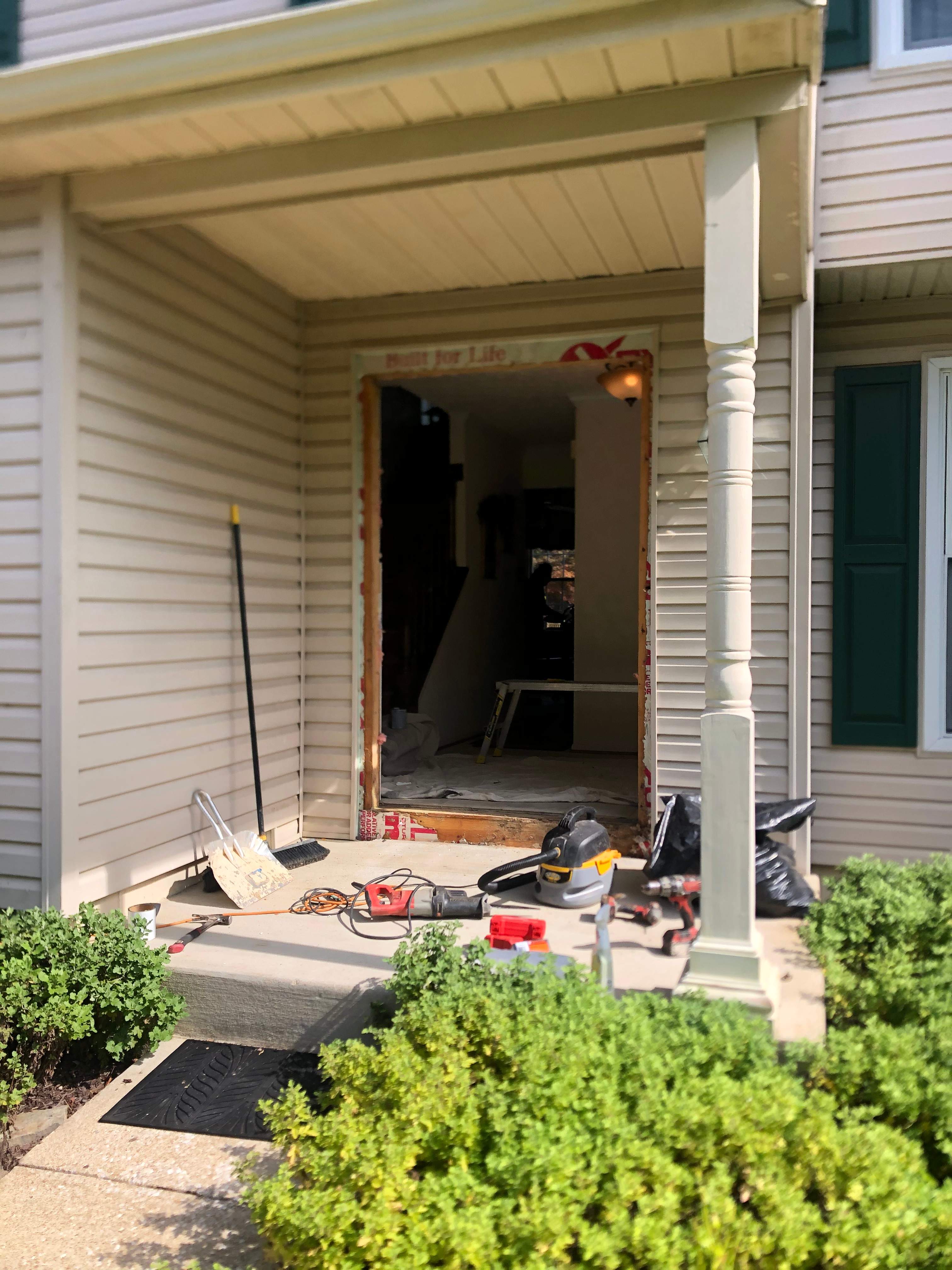 Door Installation using Provia Signet by Roof Right Inc