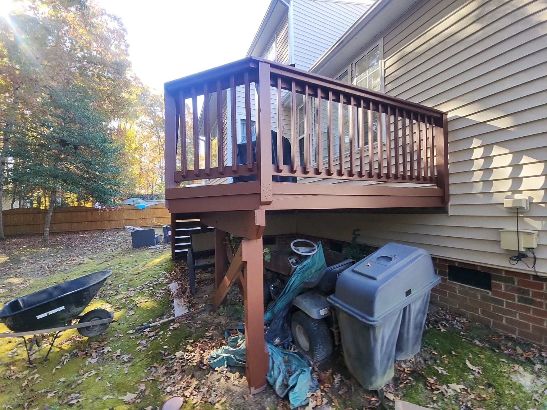 Wood Deck using Wood Stain by DuraSeal