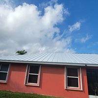 24ga 1" Nail-Strip Regal White  by Total Roofing System The Metal Roof Experts