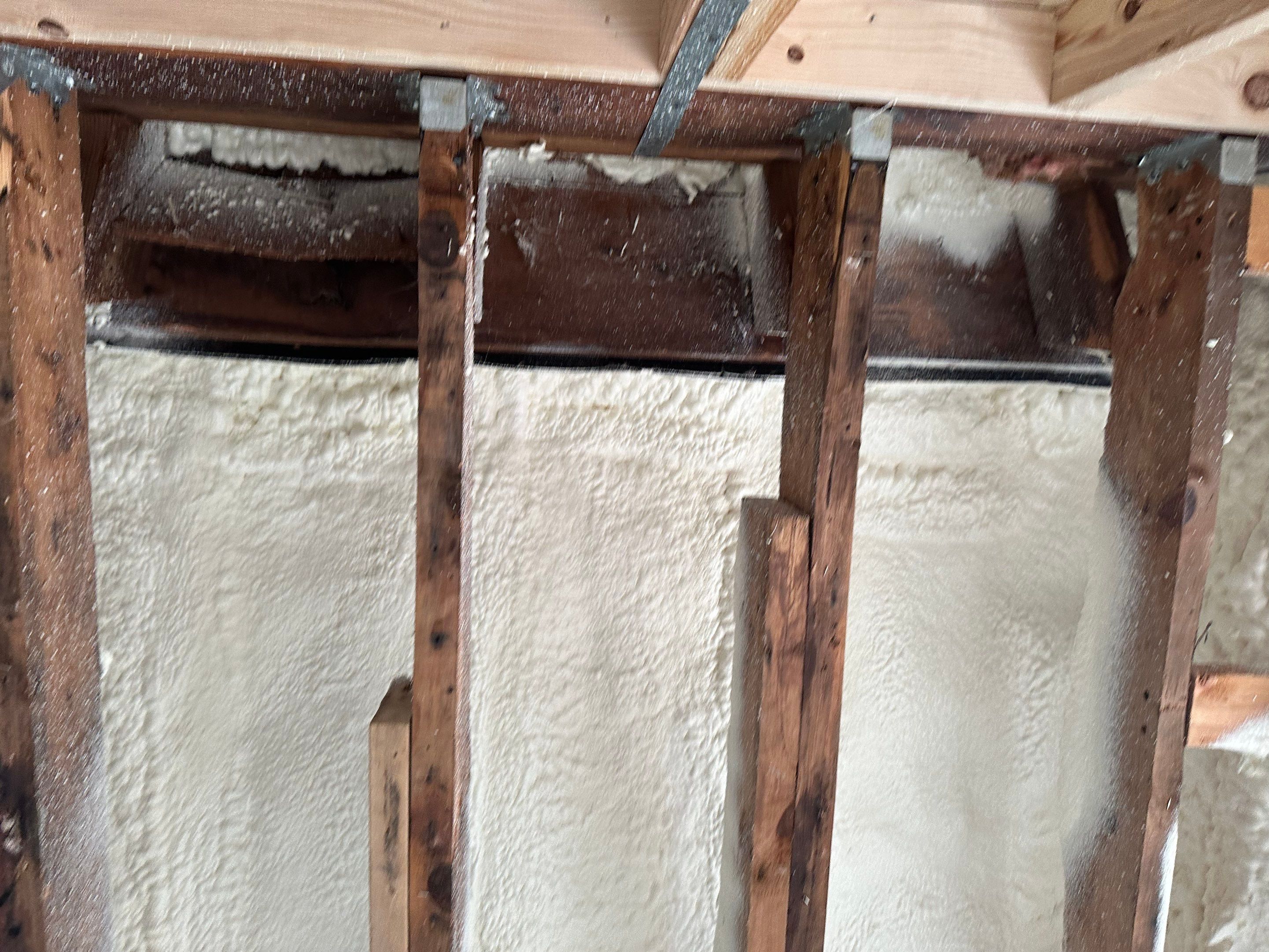 Attic Insulation using Closed Cell Spray Foam by NYS Foam & Energy