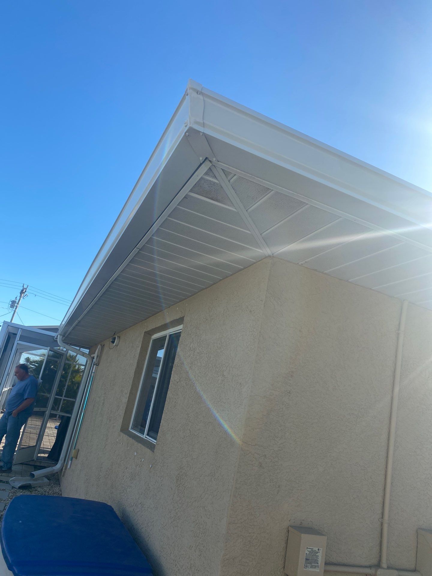 Seamless Gutter Installation Before Rainy Season in Cape Coral FL by Gutter Professors
