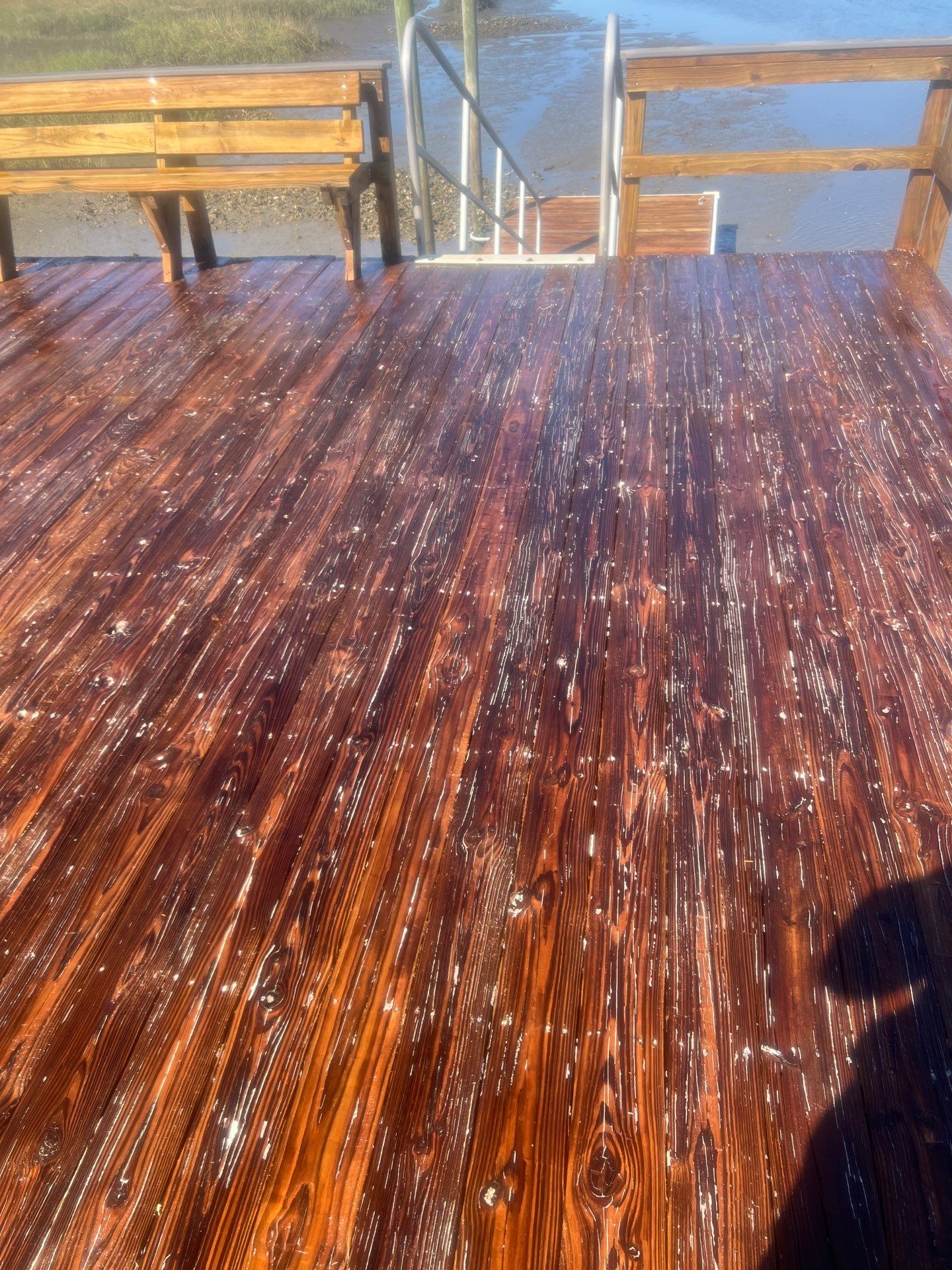 Dock using Wood Sealant by DuraSeal