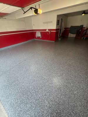 Wombat Flake Garage Floor 