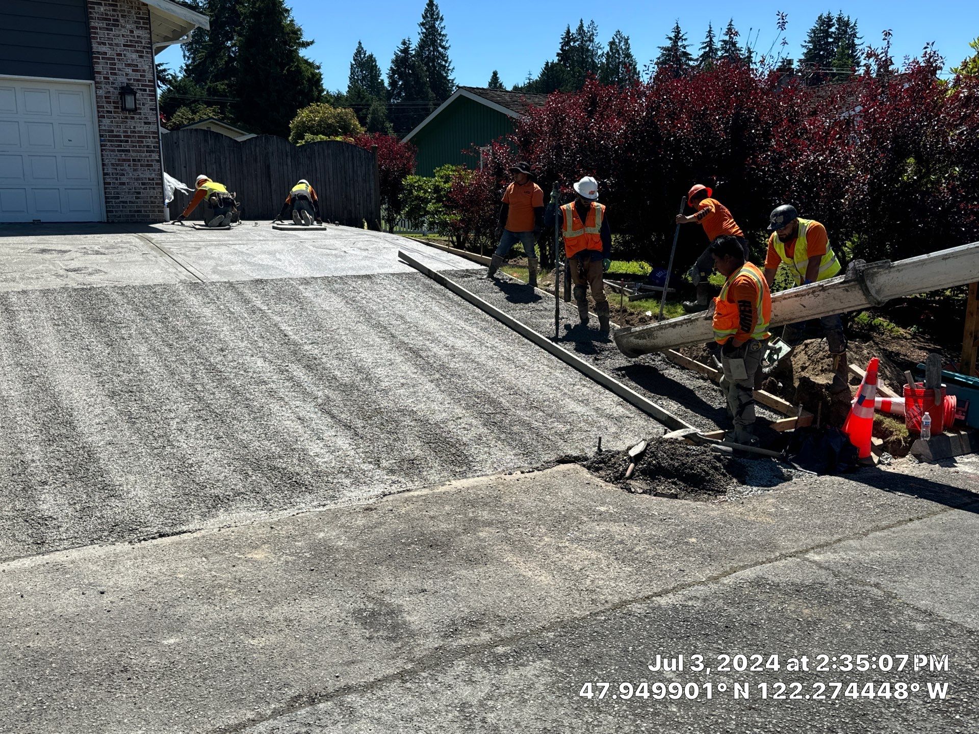 Jacob | Concrete Driveway  by Jireh Asphalt & Concrete Inc 