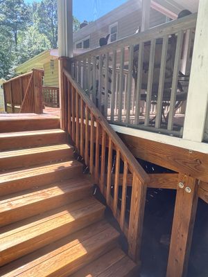 Deck using Wood Sealant