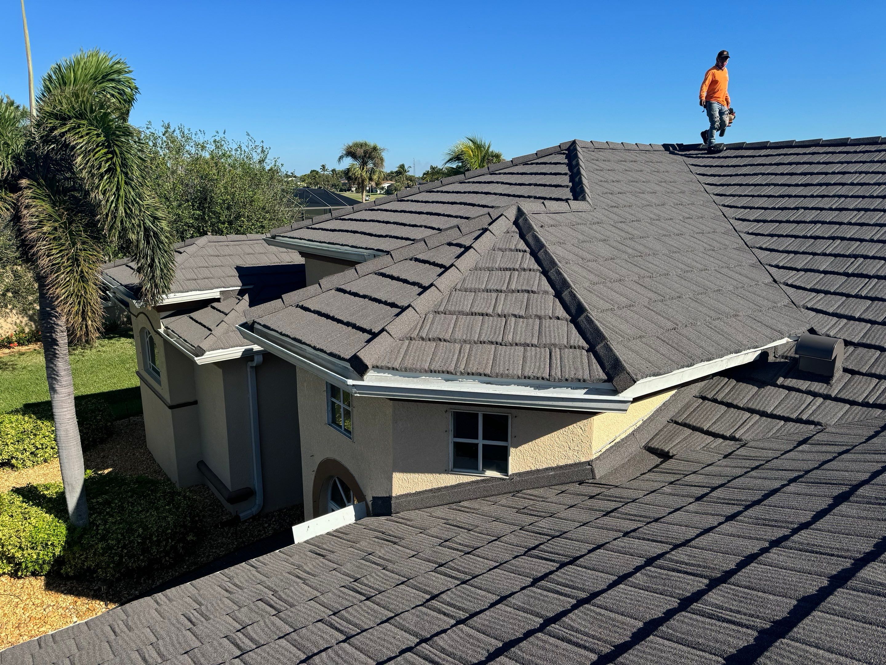 Residential Roofing Installation using Westlake (Boral) Stone Coated Steel by Four Peaks Roofing