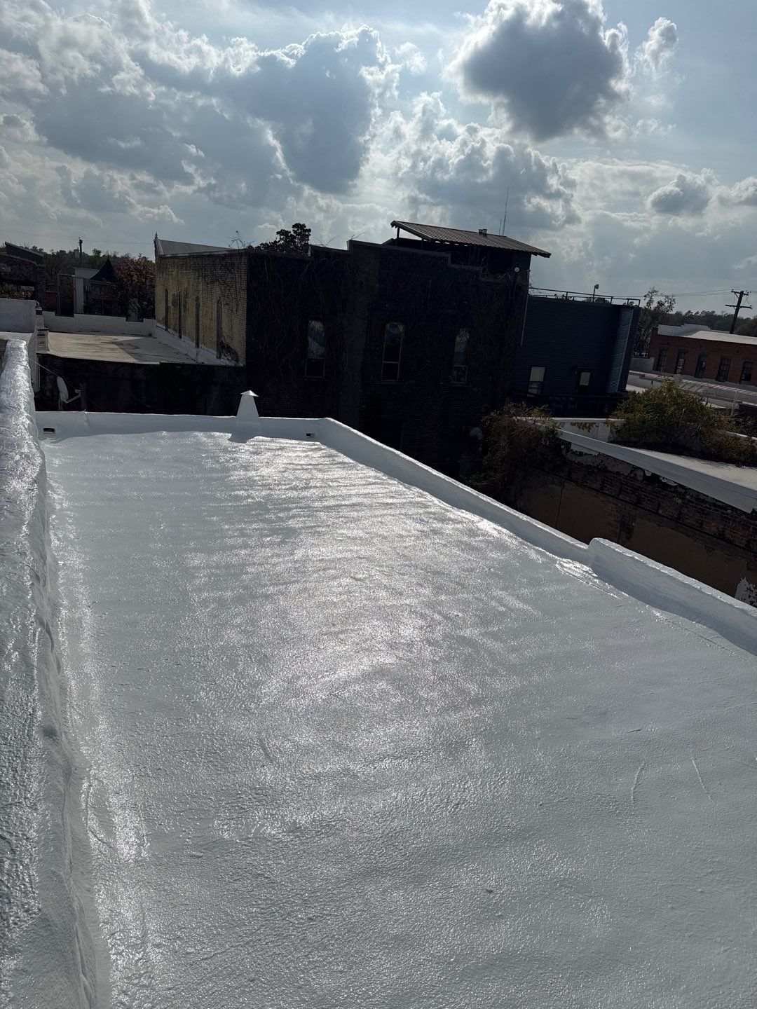 Heath Hyde, P.C. – Commercial Foam Roof Restoration in Sulphur Springs, TX by All Star Roofing LLC