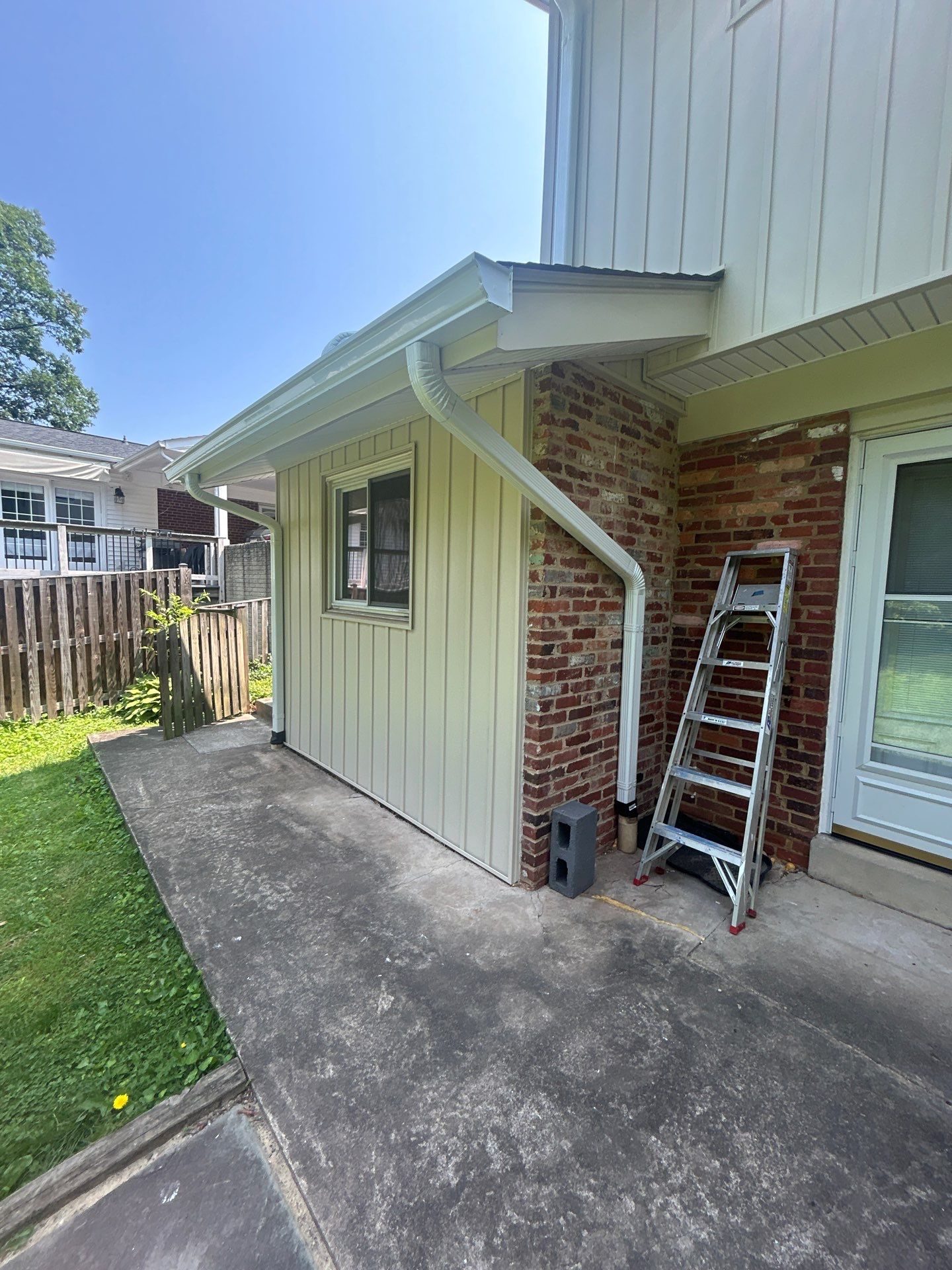 Fairfax: Residential Siding Replacement with CertainTeed 8" Board and Batten Siding in Desert Tan by RM Banning, Inc.
