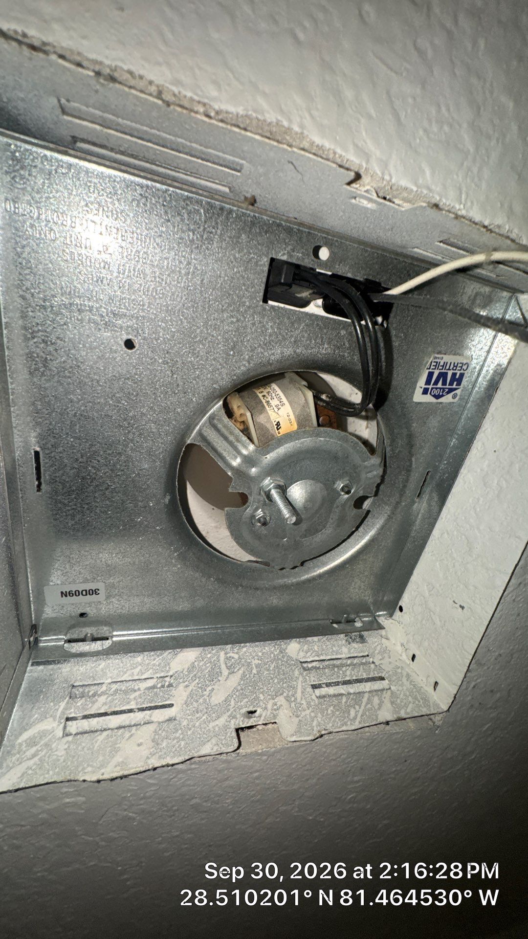 Bath Fan Exhaust Cleaning in Orlando by Hygienic Air, Inc