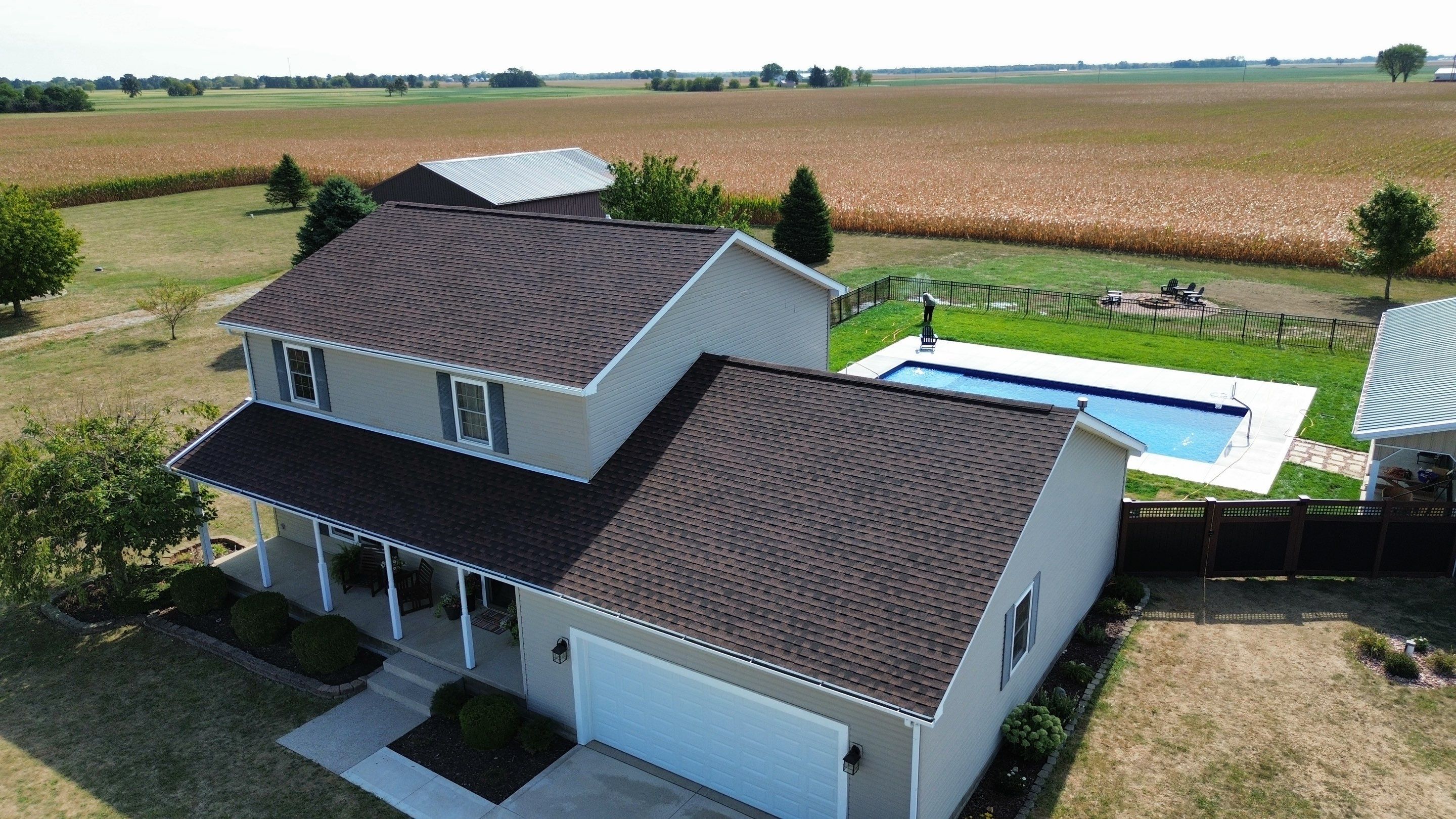 Residential Roofing Installation using Timberline HDZ Shingles - Hickory by RoofX 