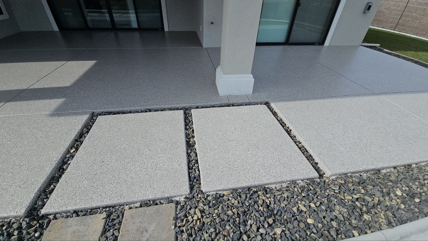 Garage Transformation using Claystone Hybrid by Croc Coatings, LLC