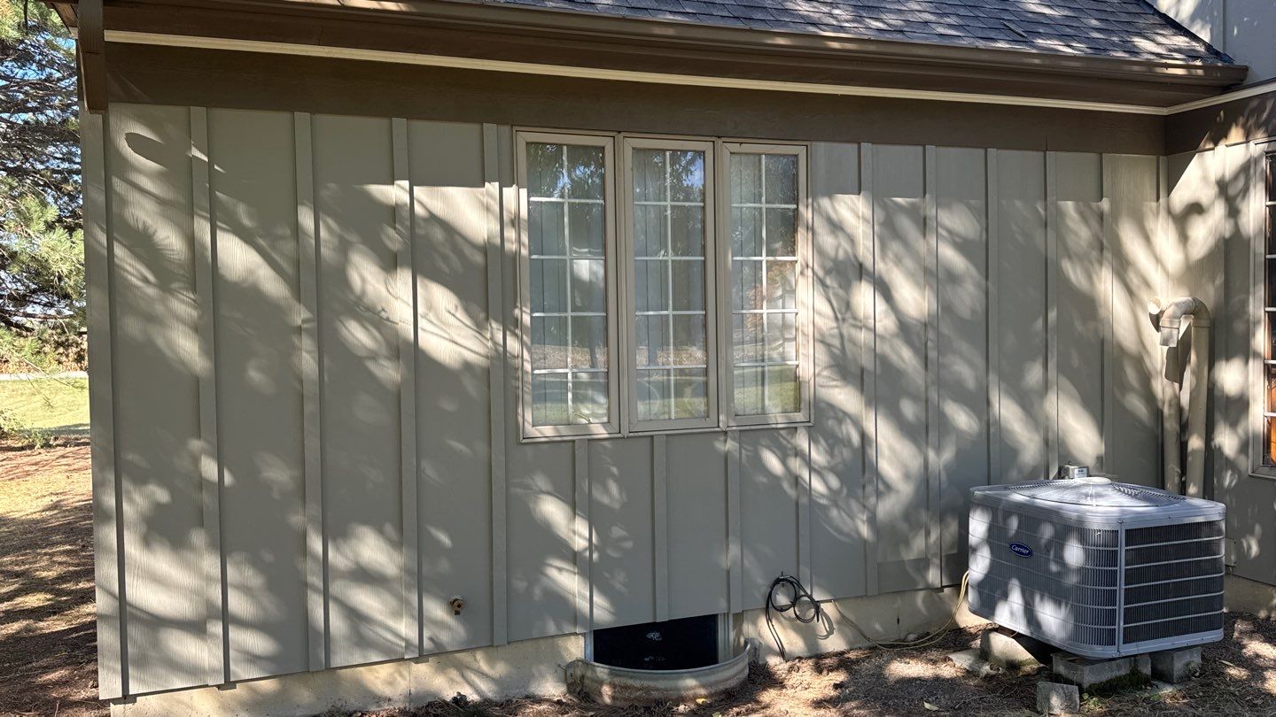 Siding Installation using Hardie Board and Batten Monterey Taupe by Nitro Roofing and Construction