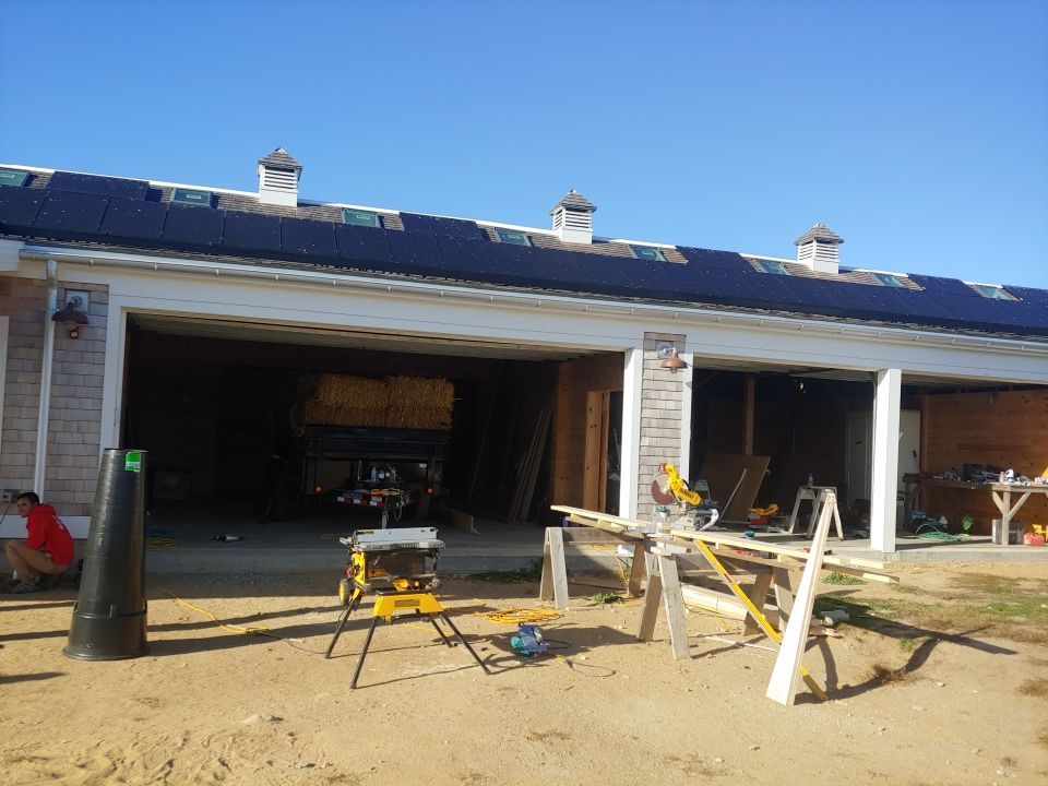 Edgartown, MA Gutter Installation using 6" Half Round Galvalume Gutter by Gutter Pro Enterprises
