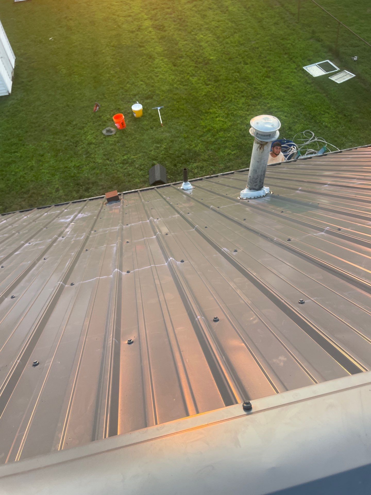 Residential Roofing Installation using Metal by Rainstoppers Roofing