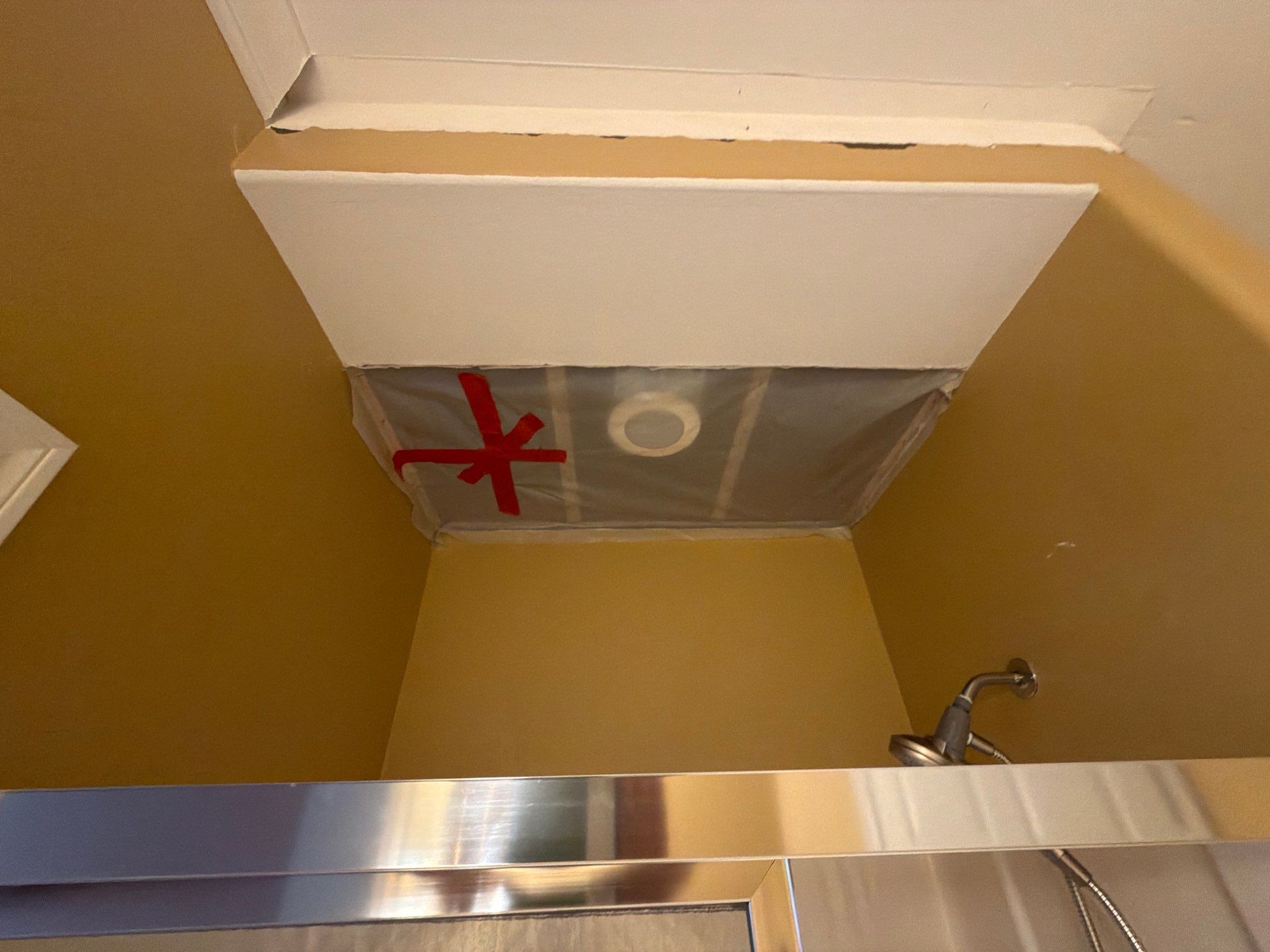 Bathroom Ceiling Restoration and Interior Painting in Franklin by OCS Contracting Services