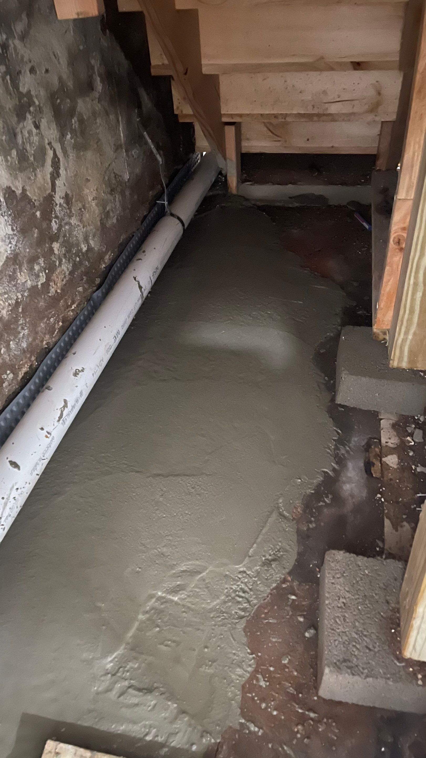 Interior French Drain Job in Lyndhurst, NJ by Pure Service Pro, LLC 