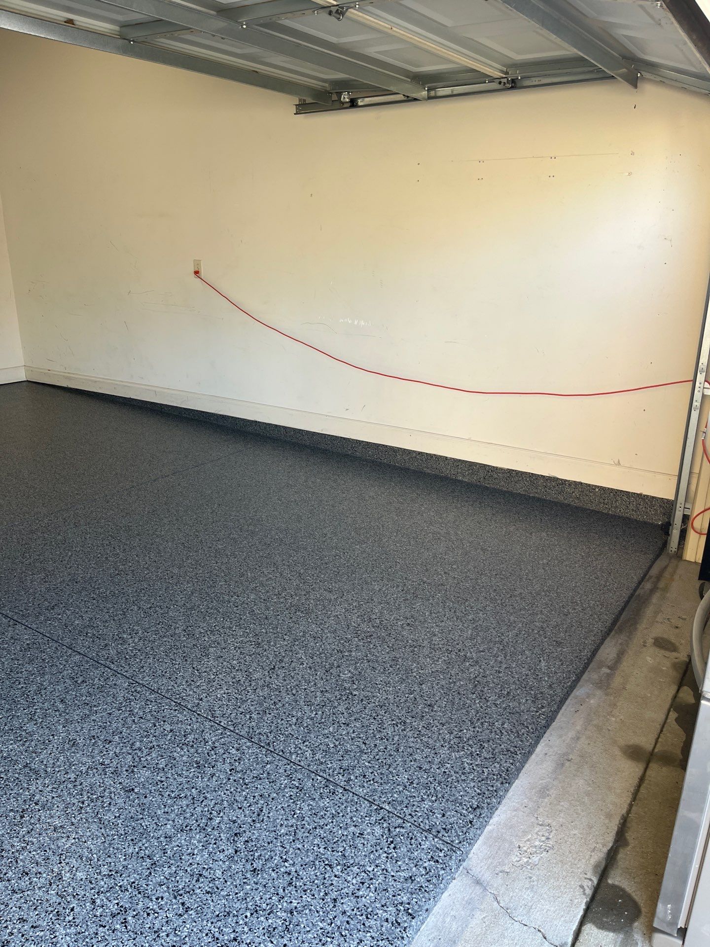 Garage Floor Coating using Nightfall by My Garage Floor Guys