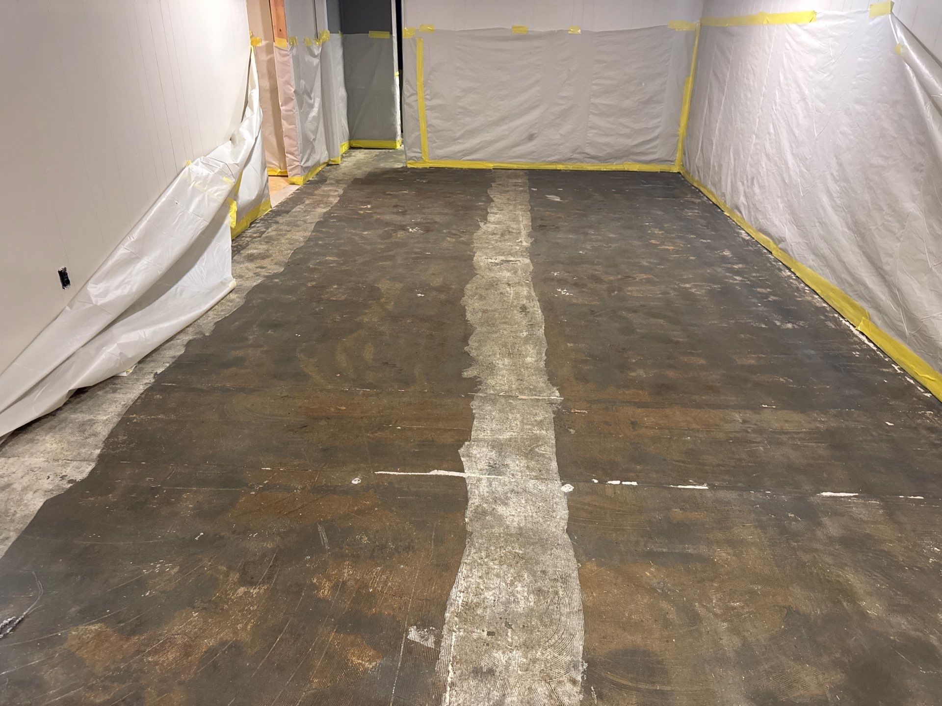 Custom Epoxy Flake Floor Installation for Spring Lake Residence by Gordon Painting