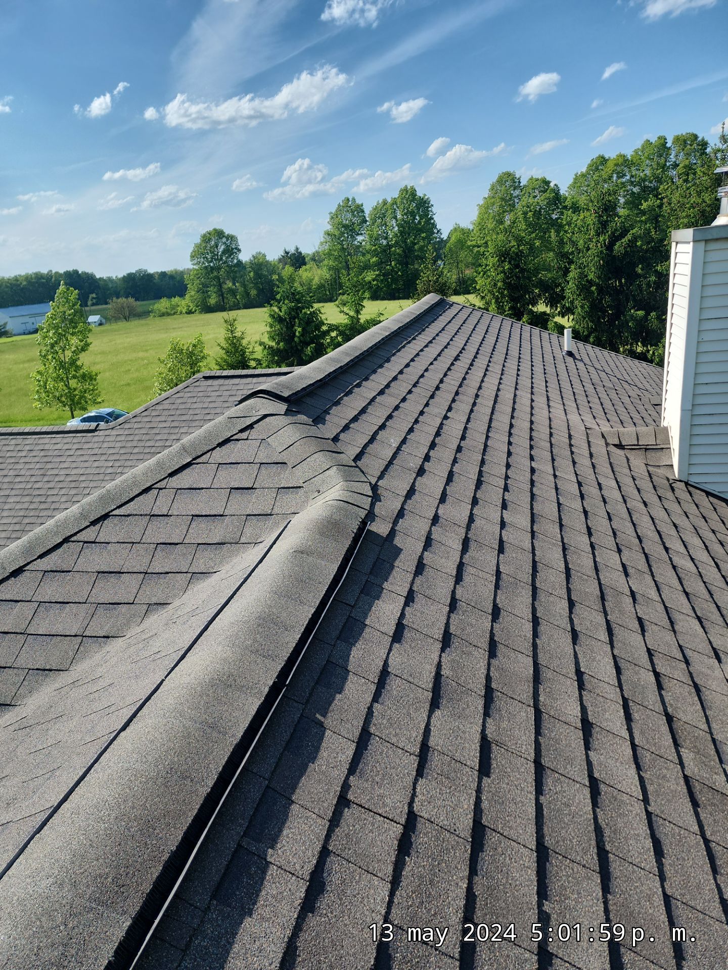 Atlas Pinnacle, Color, Weathered Wood, Drip Edge, Color, Royal Brown by Eagle Eye Roofing