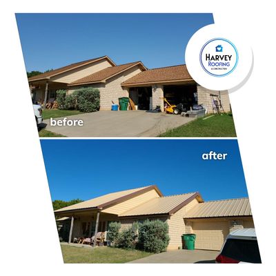 Residential Roofing Installation using PBR Metal Roof