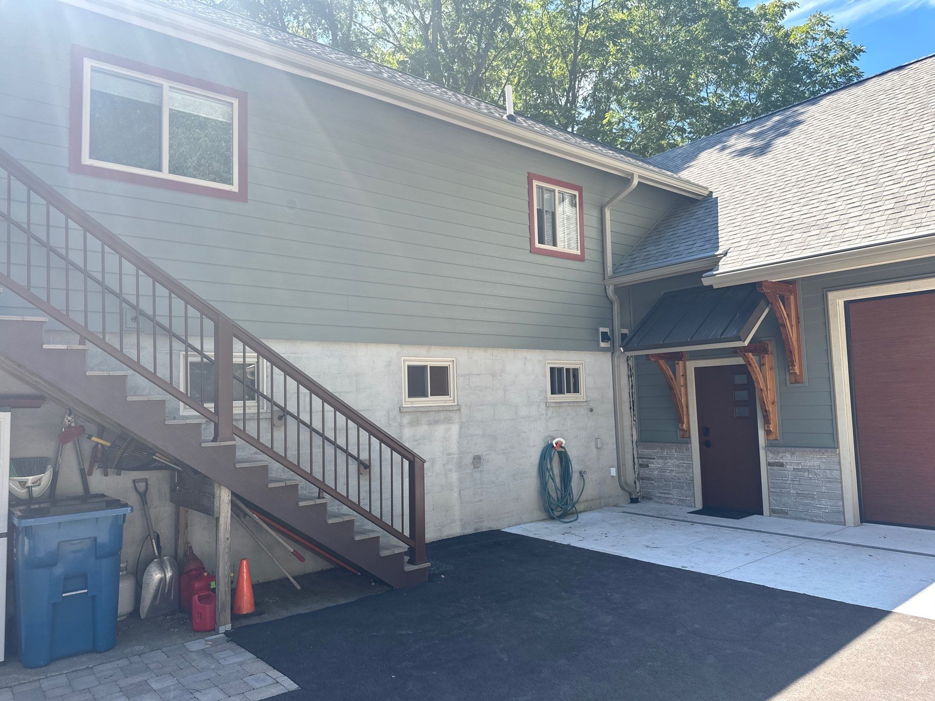 Custom Gutter System and Gutter Helmet Installation in Frankfort by Rainbow Seamless Systems