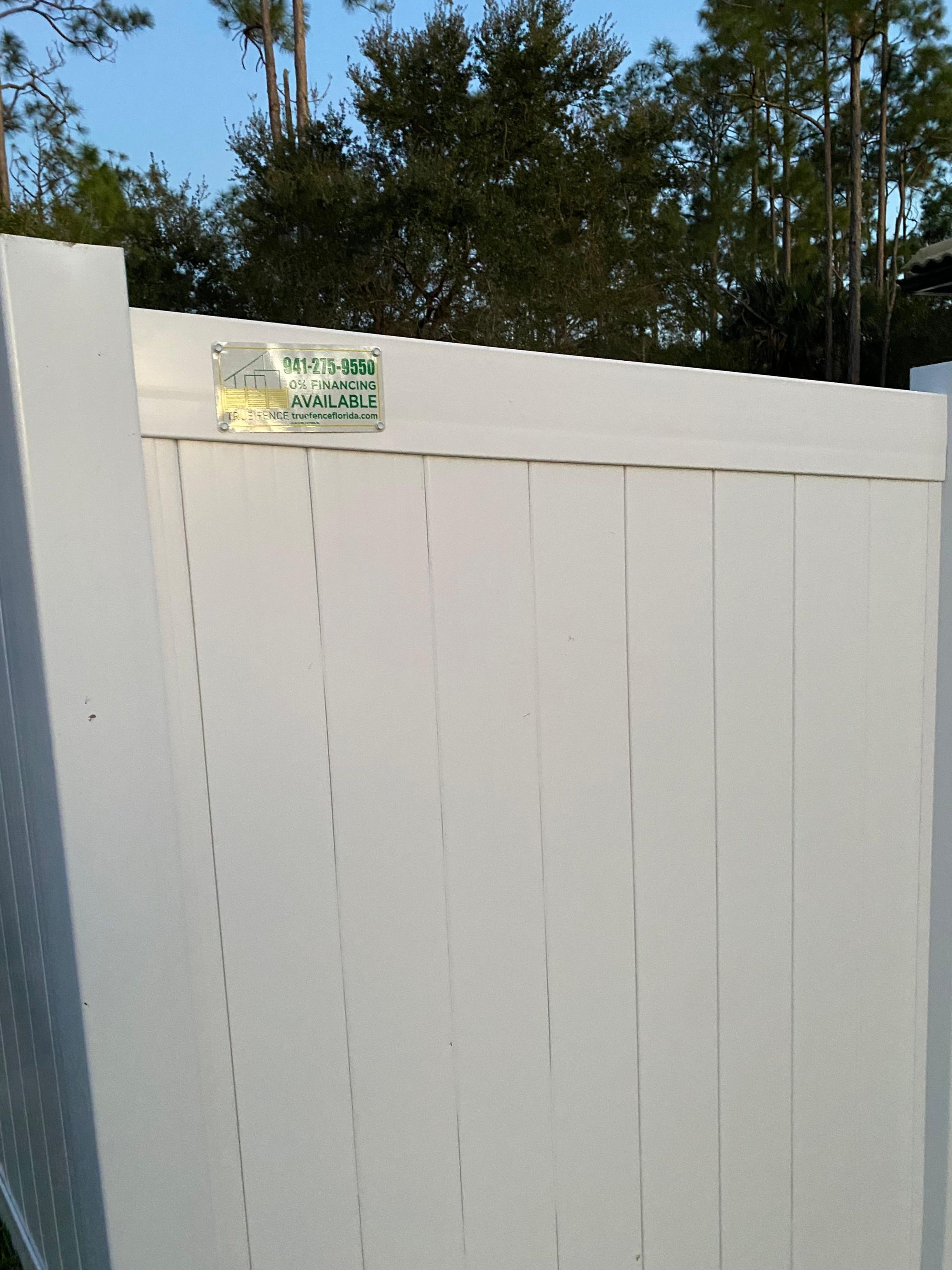 Vinyl Fence in Cape Coral by True Fence LLC