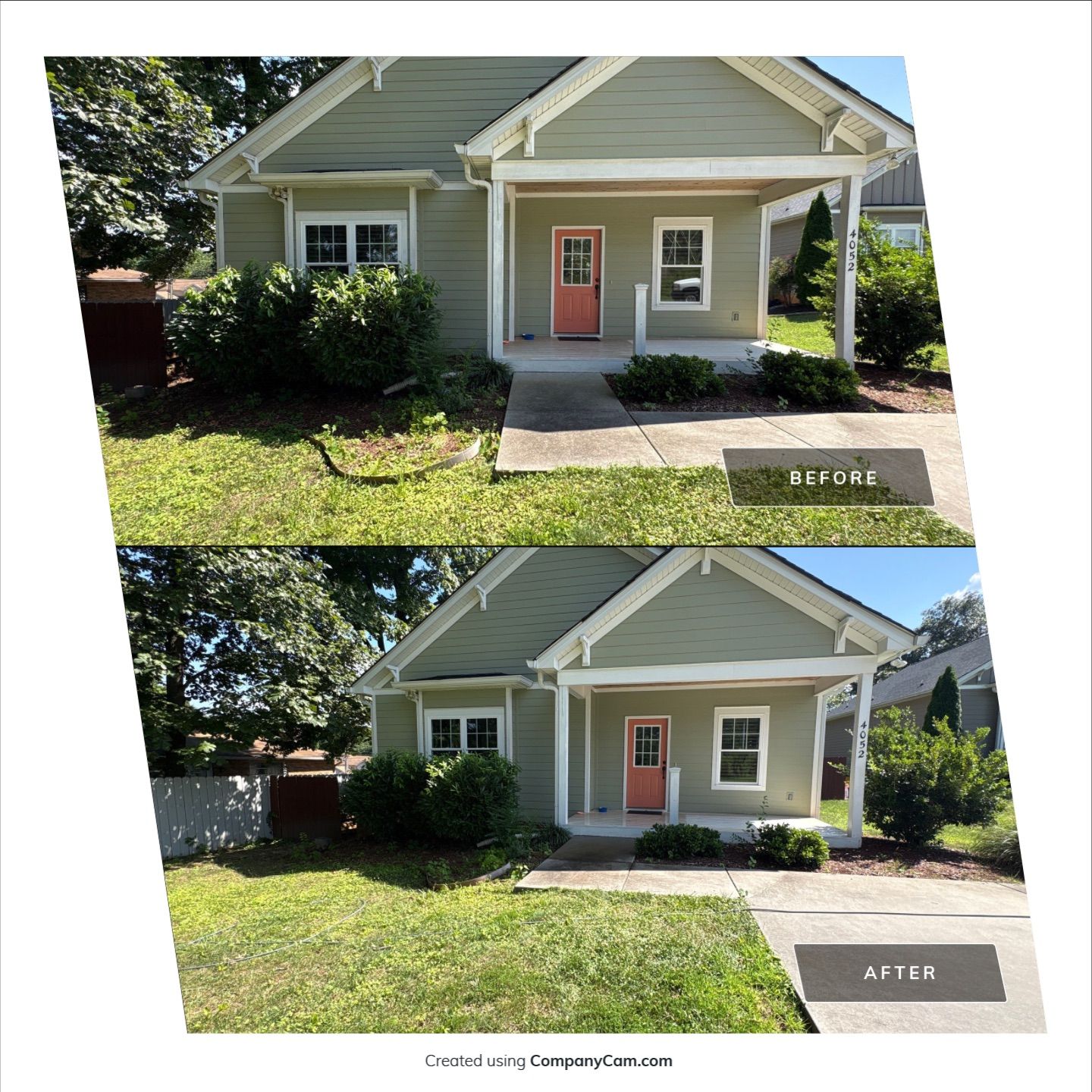 Project in Chattanooga by Curb Appeal 