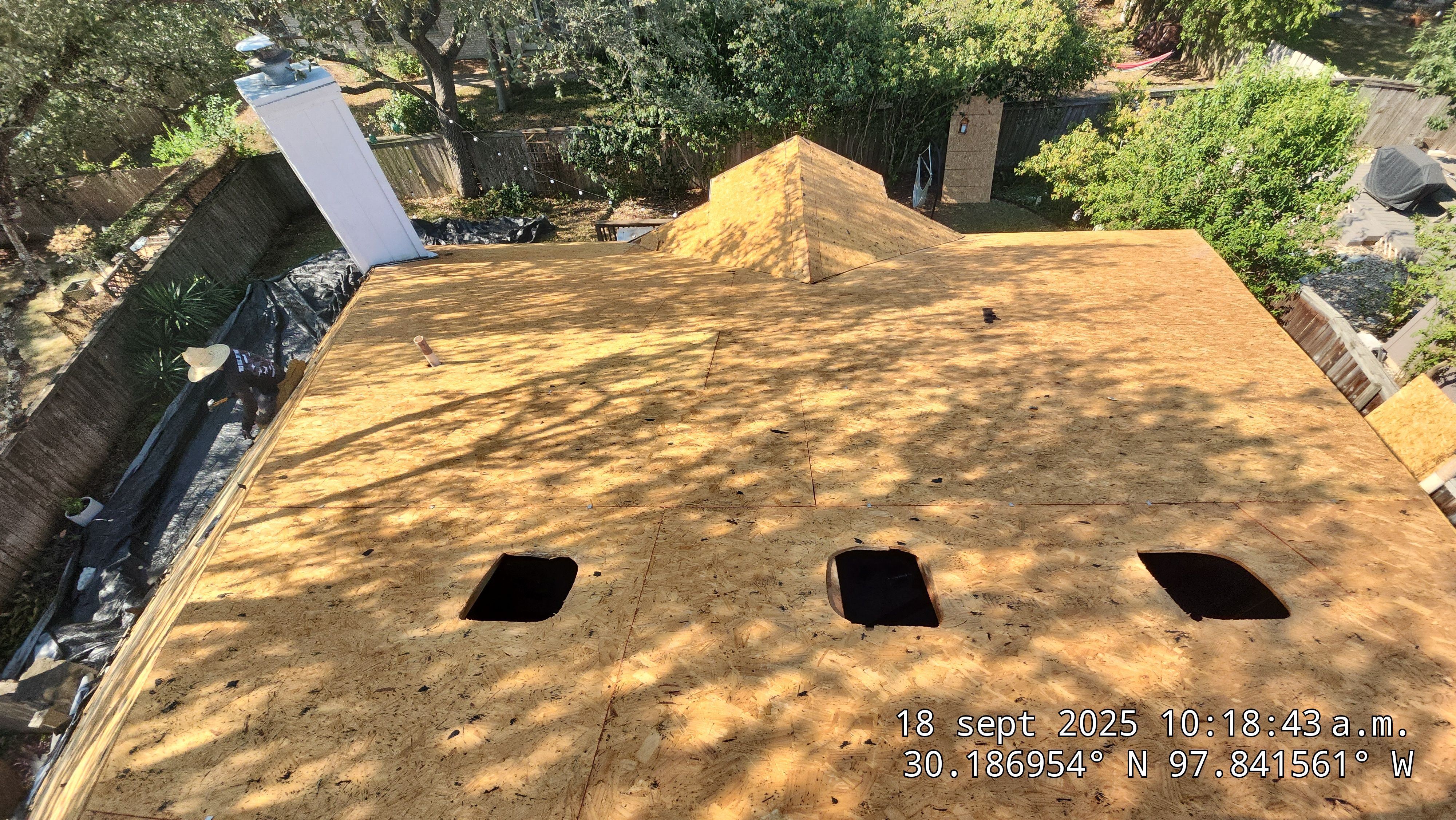 Residential Roofing Installation and Interior Storm Damage Repairs in Austin by Caliber Restoration LLC