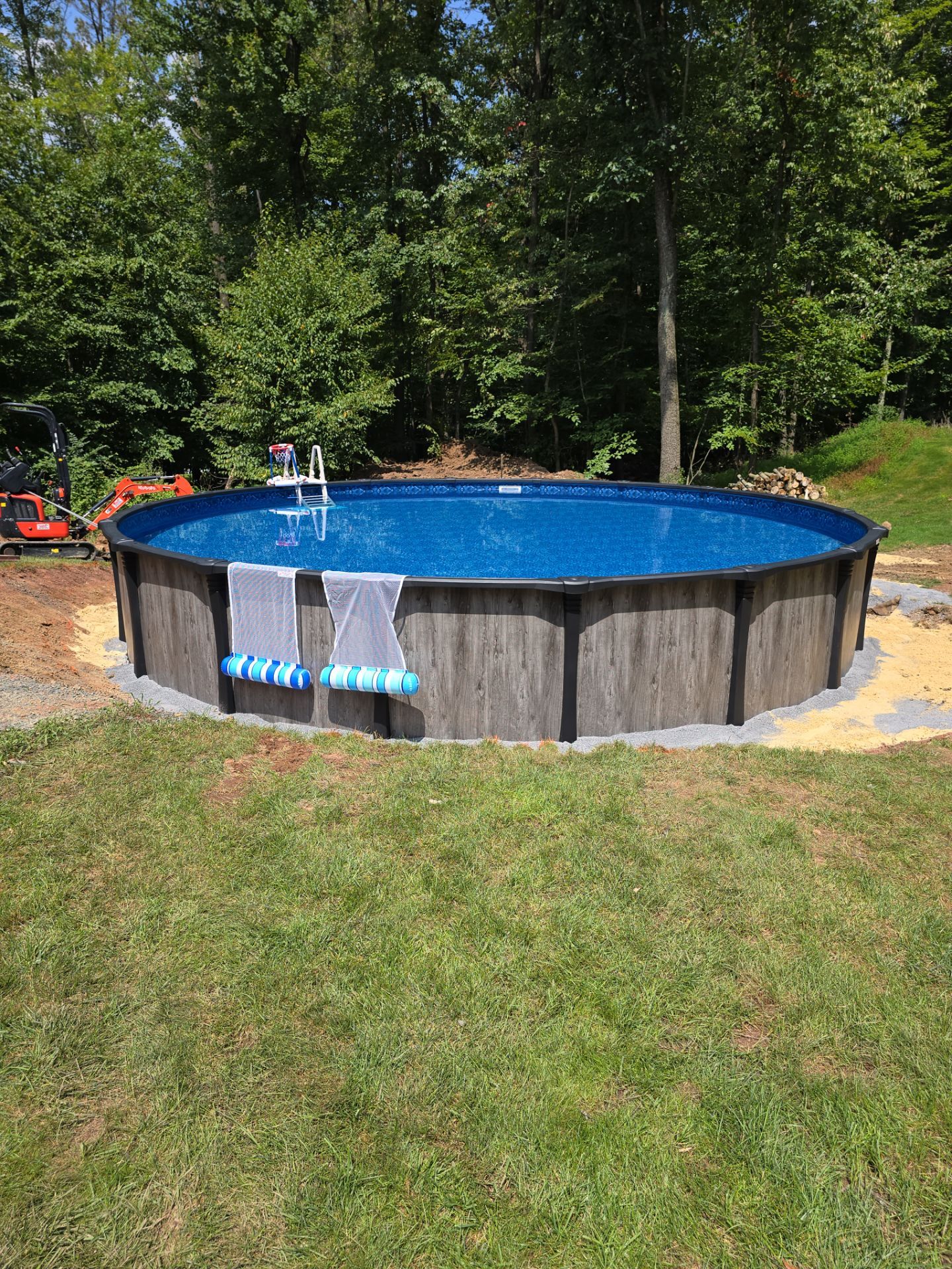 Above Ground Pool Deck by Wyomissing Construction LLC 