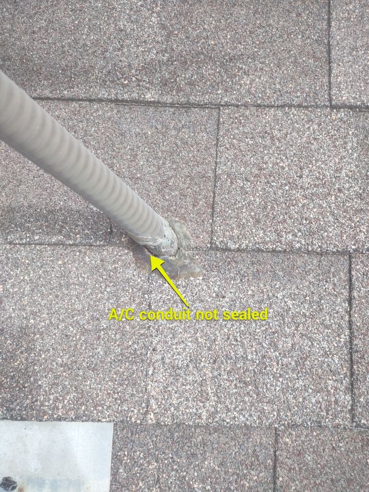 Roof Damage by Bros Roofing