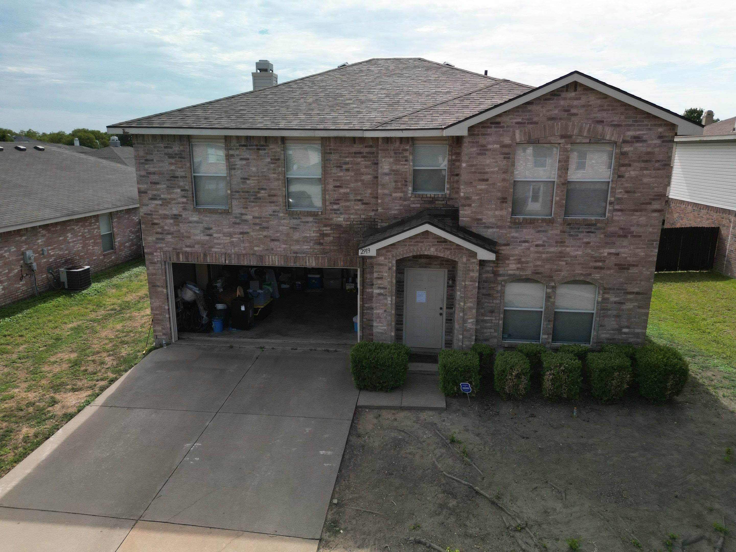 Full Roof Replacement, Chimney Rebuild and Interior Damage Replacement by First United Roofing & Construction