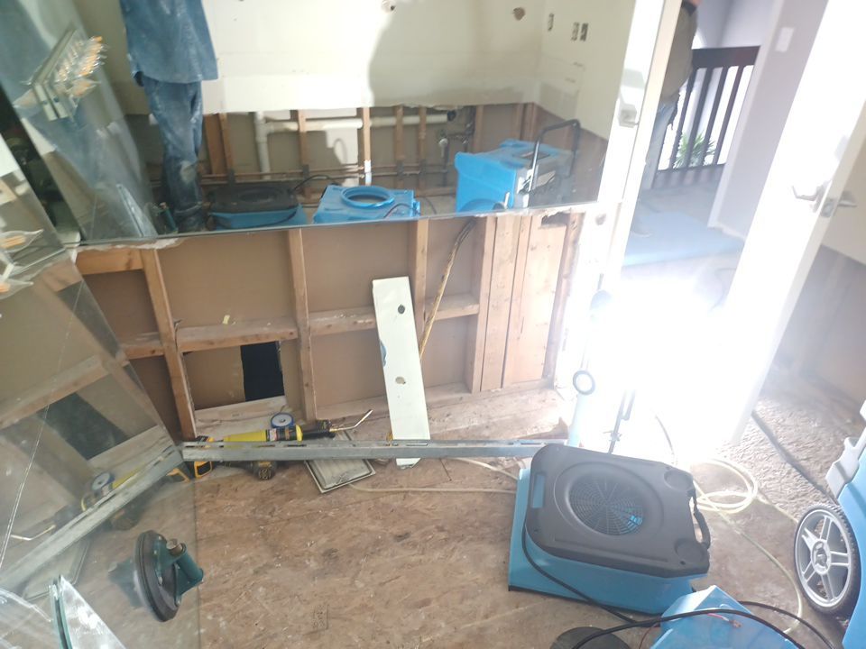 Project in West Bloomfield by EzDry Water Mitigation & Property Restoration